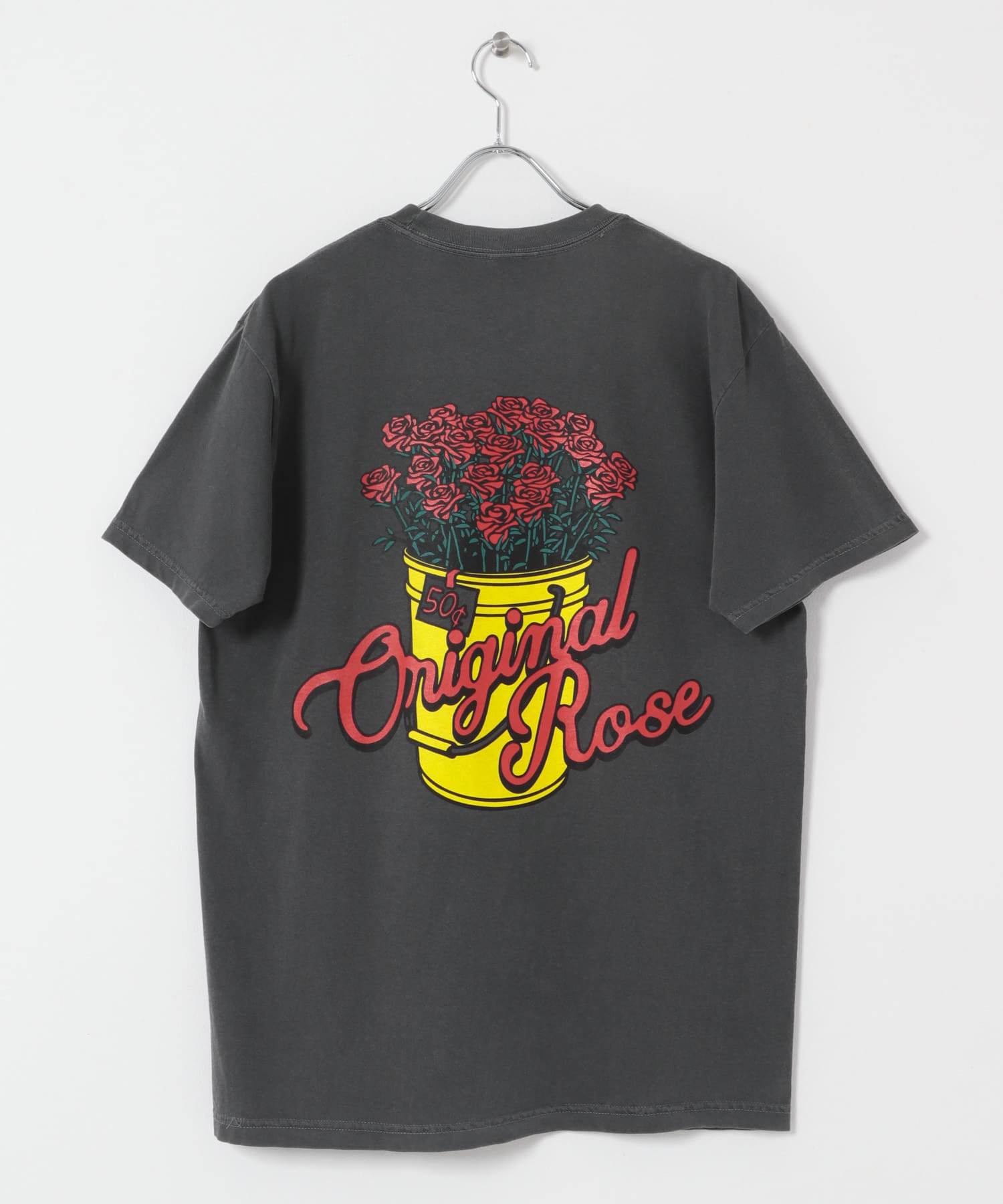 Original Rose　Planter Logo Tee スミクロ M