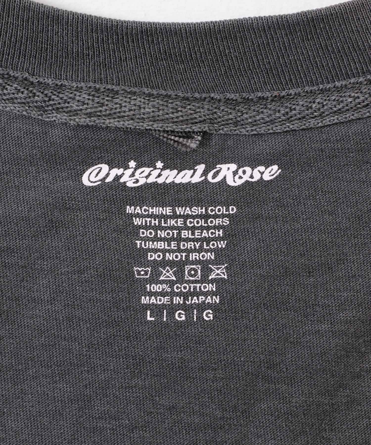 Original Rose　Planter Logo Tee スミクロ M
