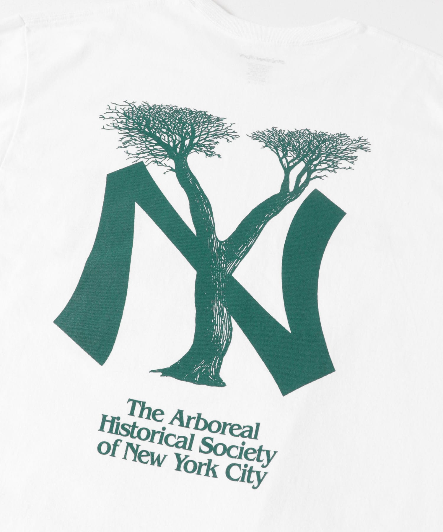 Original Rose　NY Tree L/S Tee WHITE L