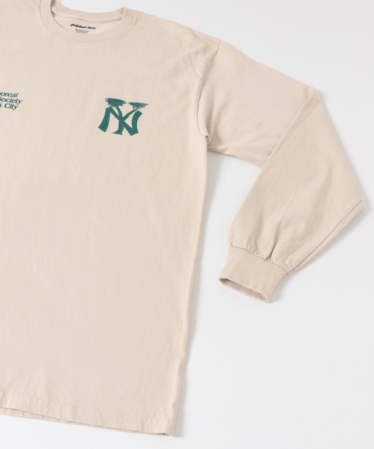 Original Rose　NY Tree L/S Tee SAND L
