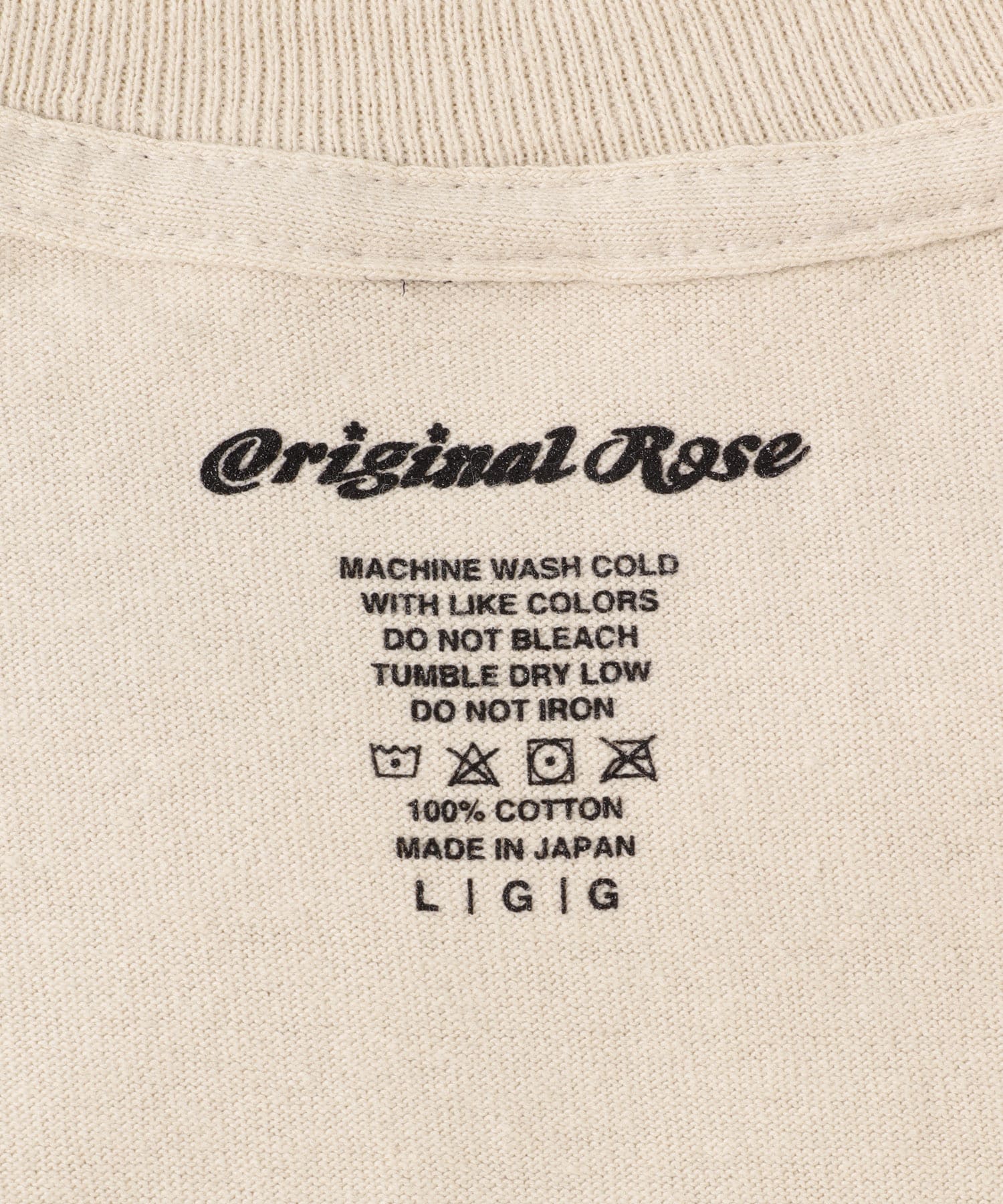 Original Rose　NY Tree L/S Tee SAND L