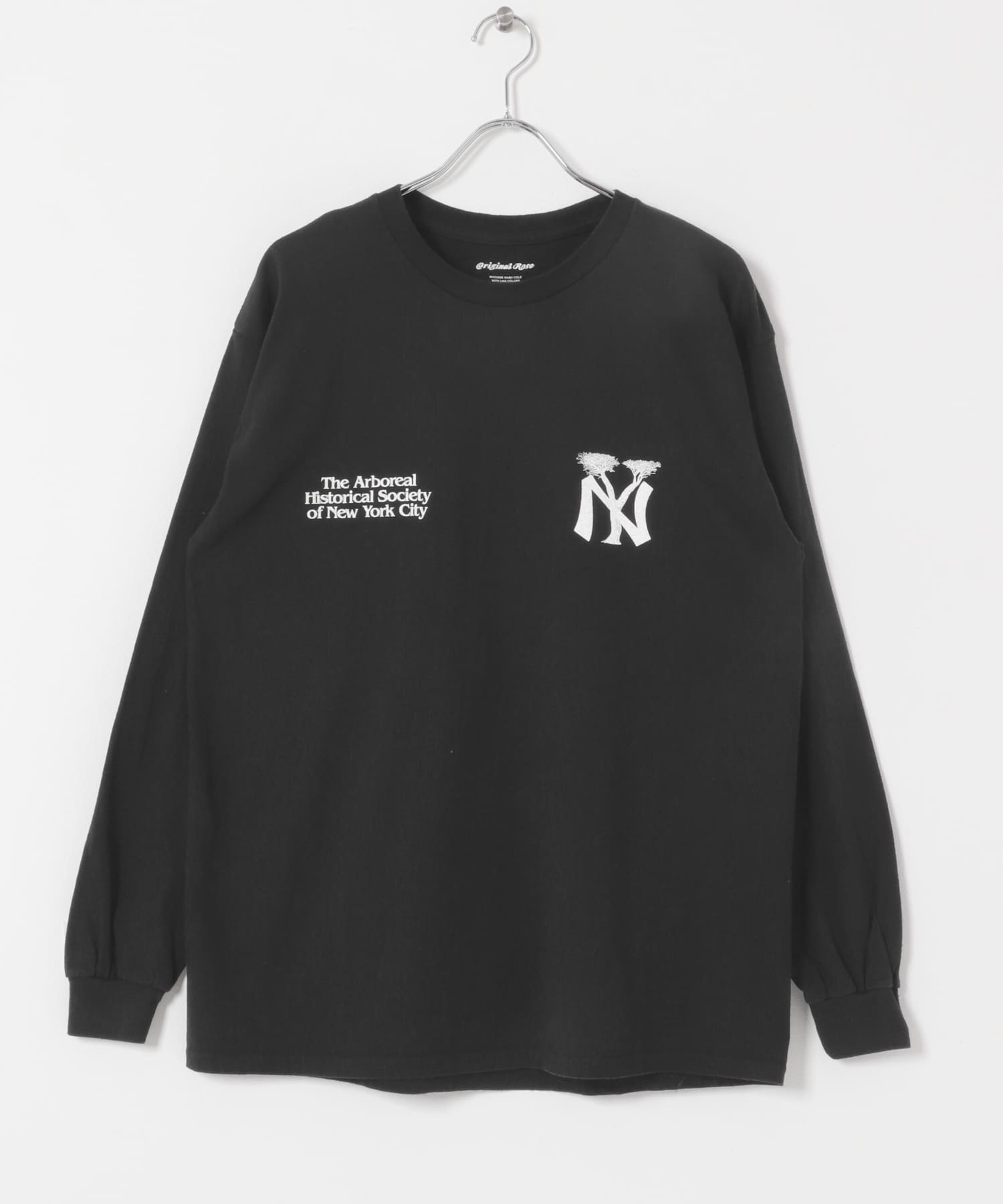 Original Rose　NY Tree L/S Tee BLACK L