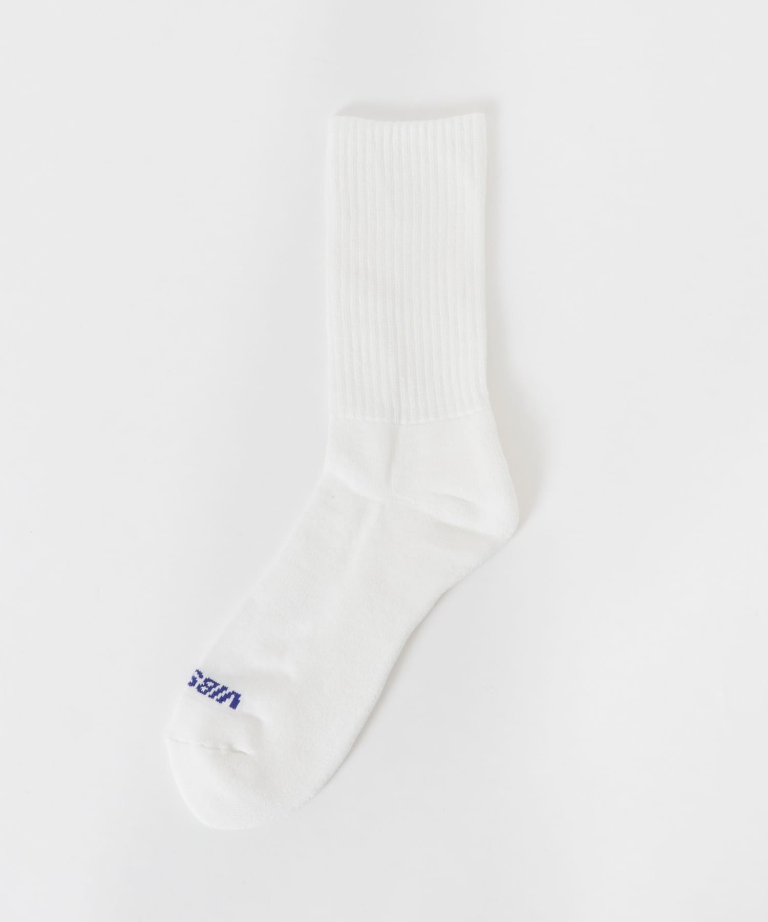 VIBSOX　RIB SOCKS WHITE FREE