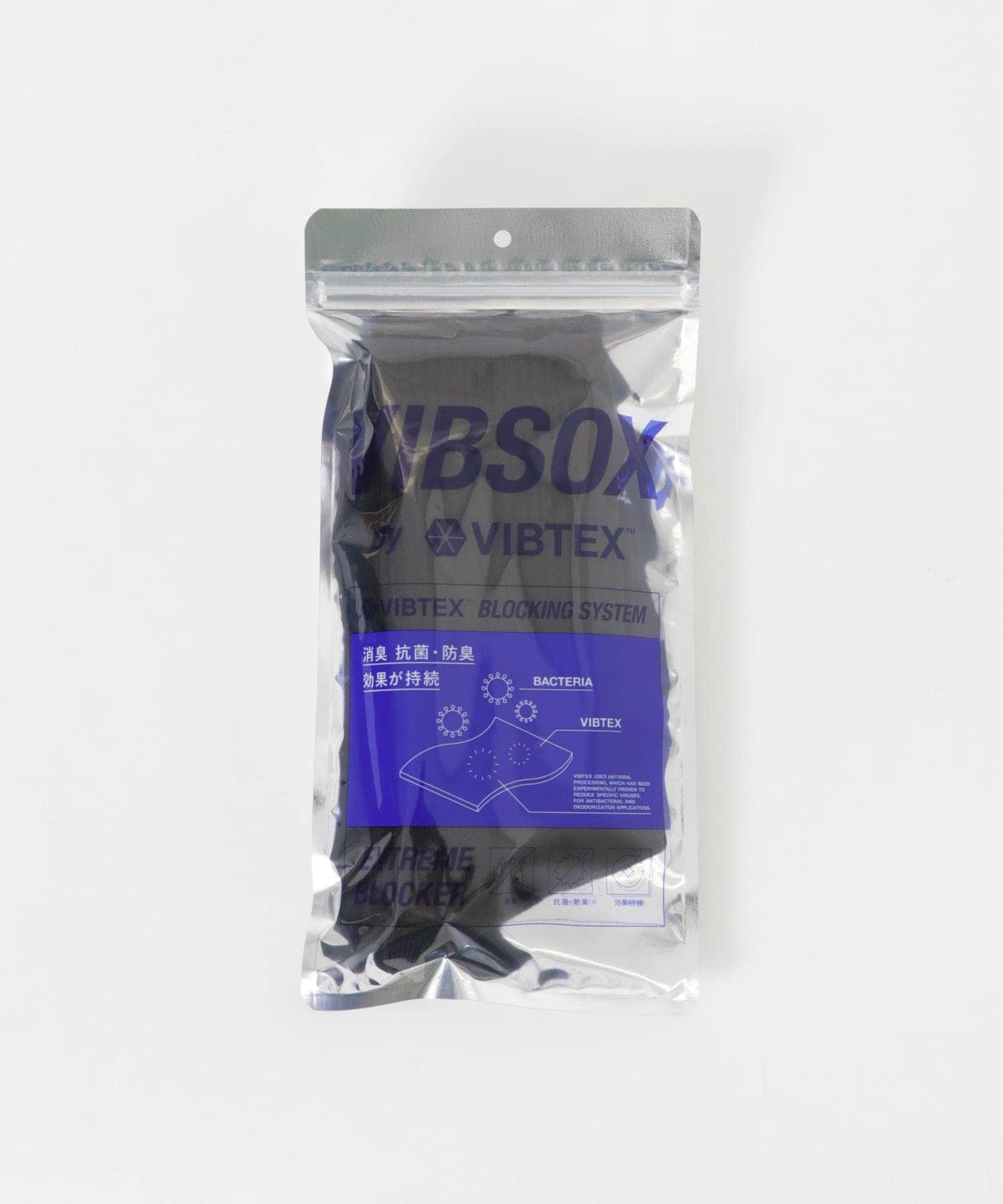VIBSOX　RIB SOCKS BLACK FREE