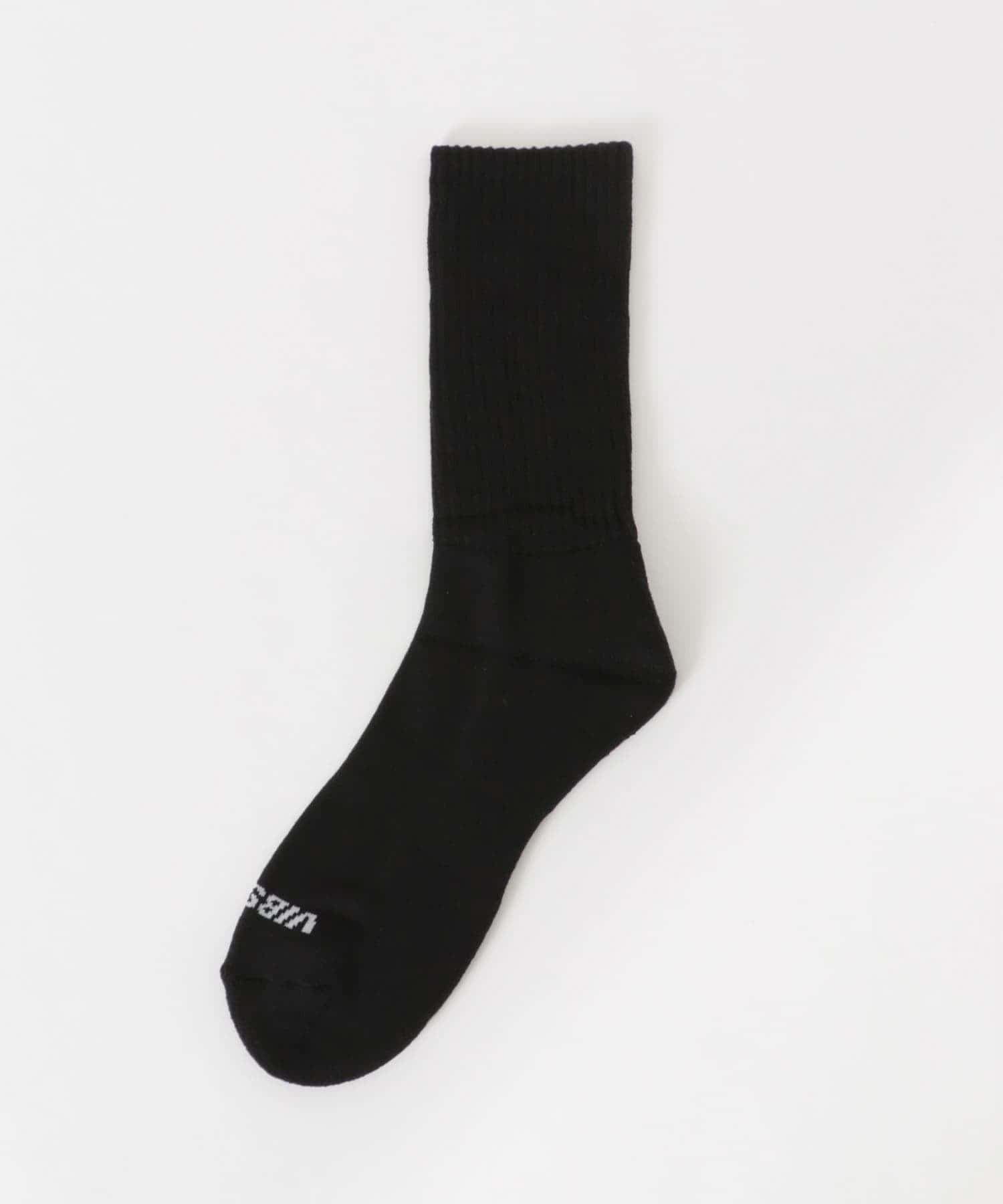 VIBSOX　RIB SOCKS BLACK FREE