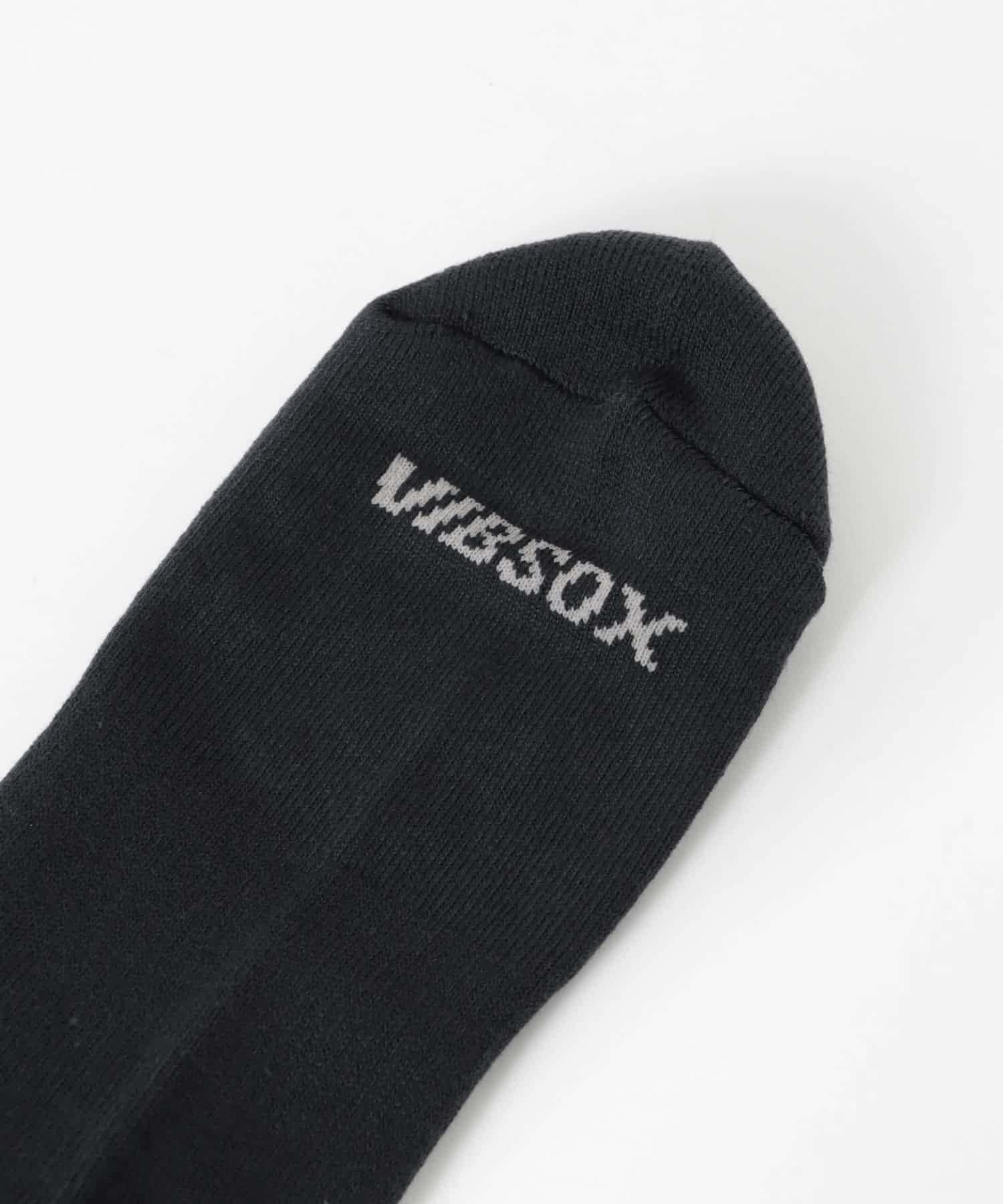 VIBSOX　RIB SOCKS BLACK FREE