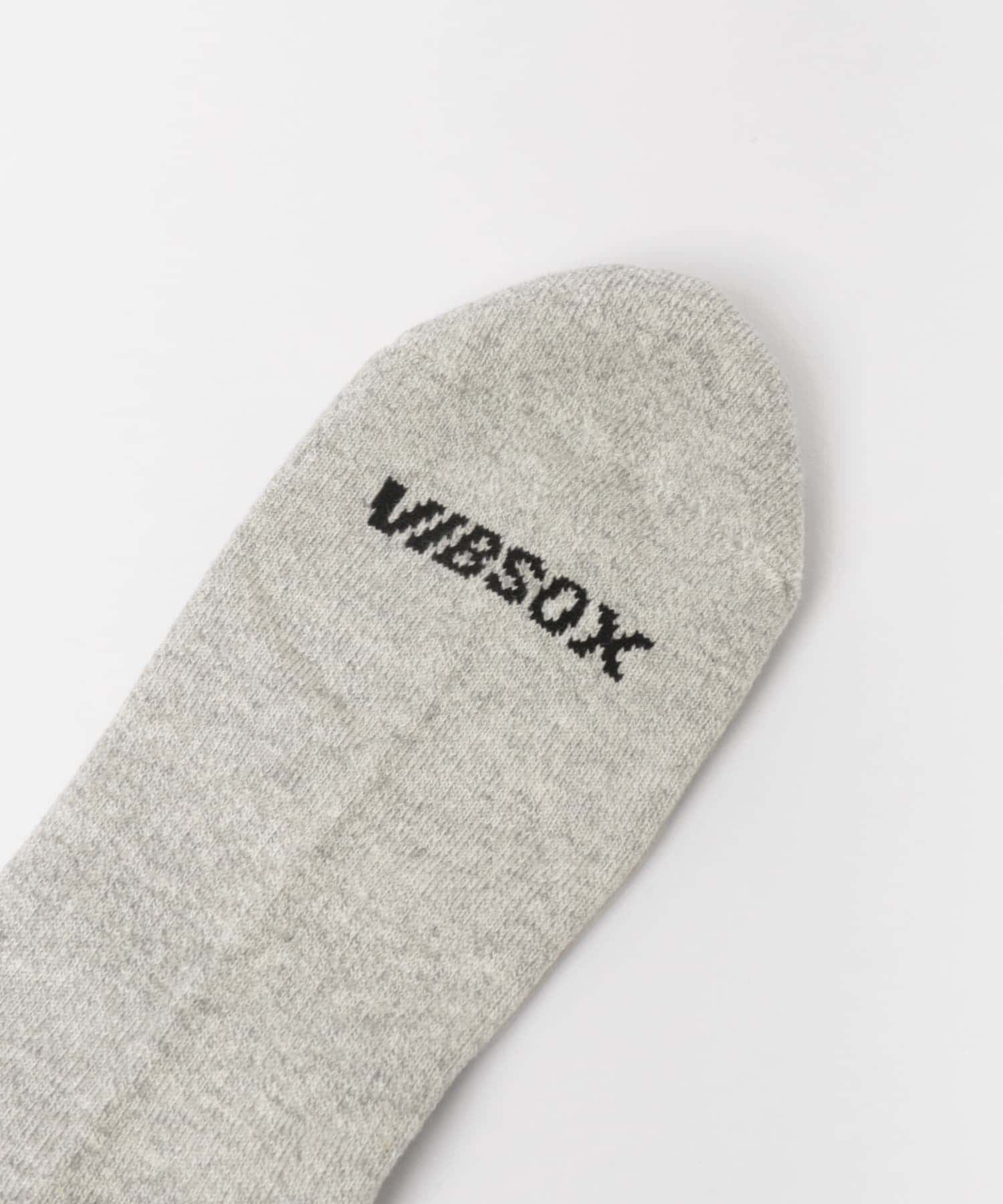 VIBSOX　RIB SOCKS L H GREY FREE