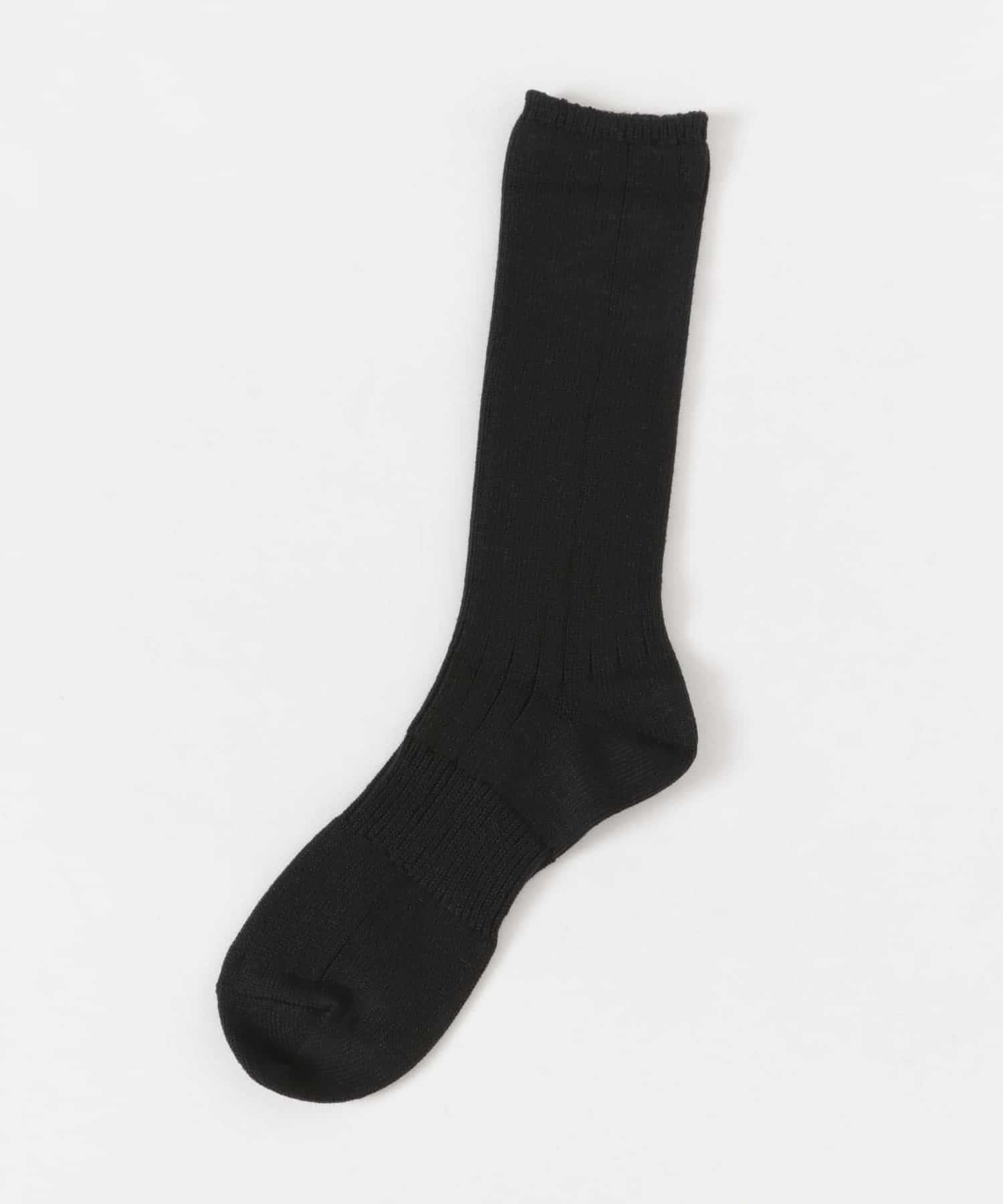 VIBSOX　LOOSE RIB SOCKS BLACK FREE