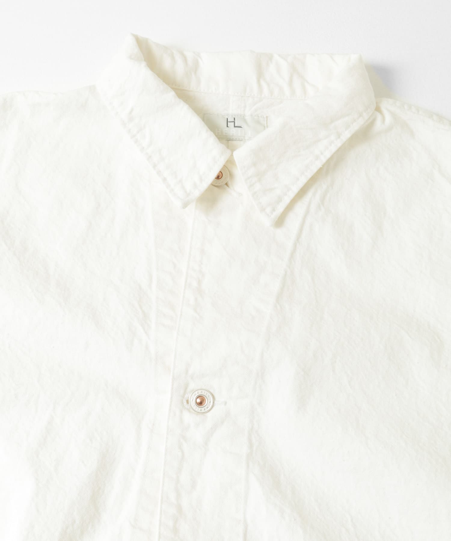 HERILL　Nepdenim coveralljacket White 2