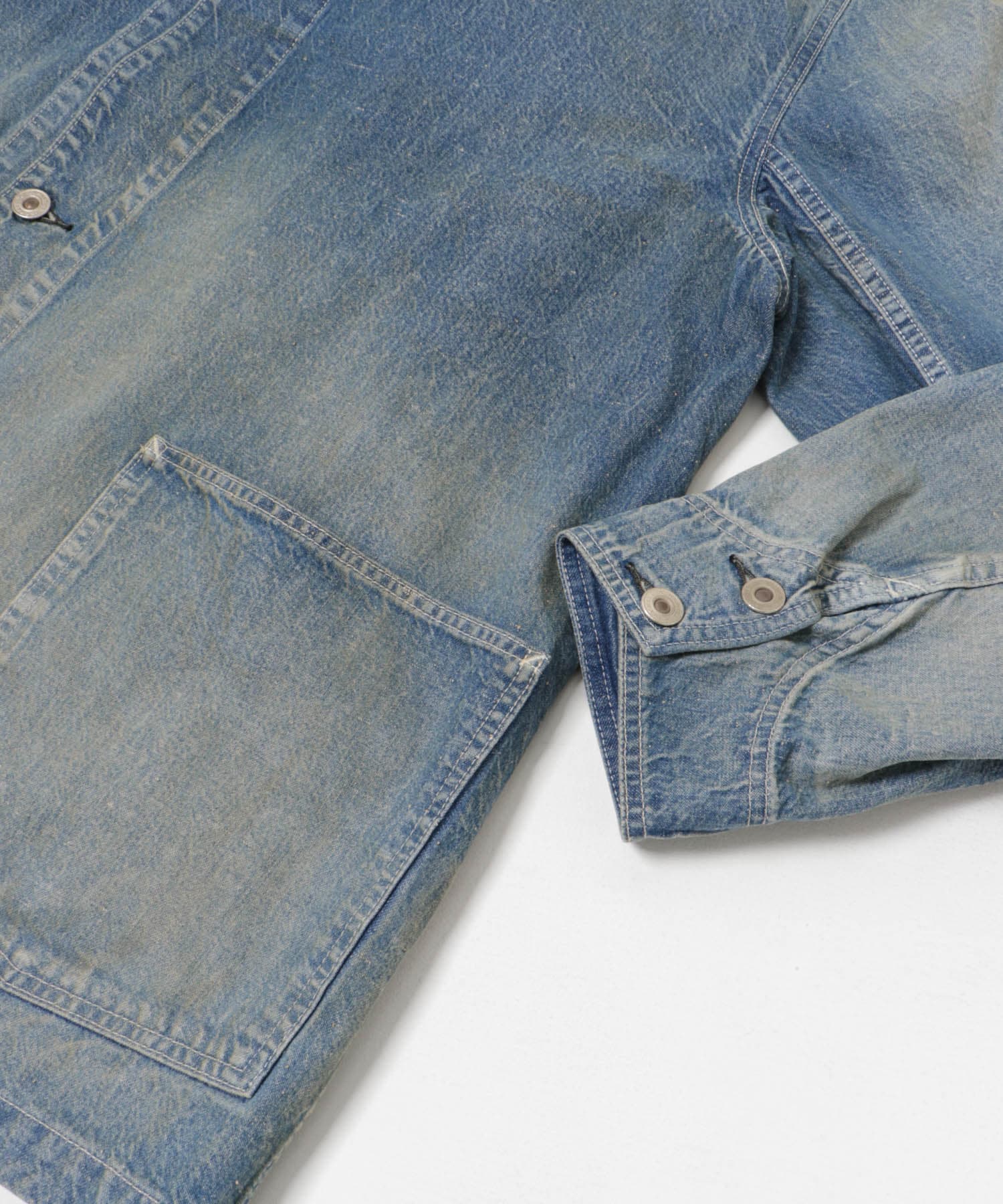 HERILL　Nepdenim coveralljacket VT Worn 2