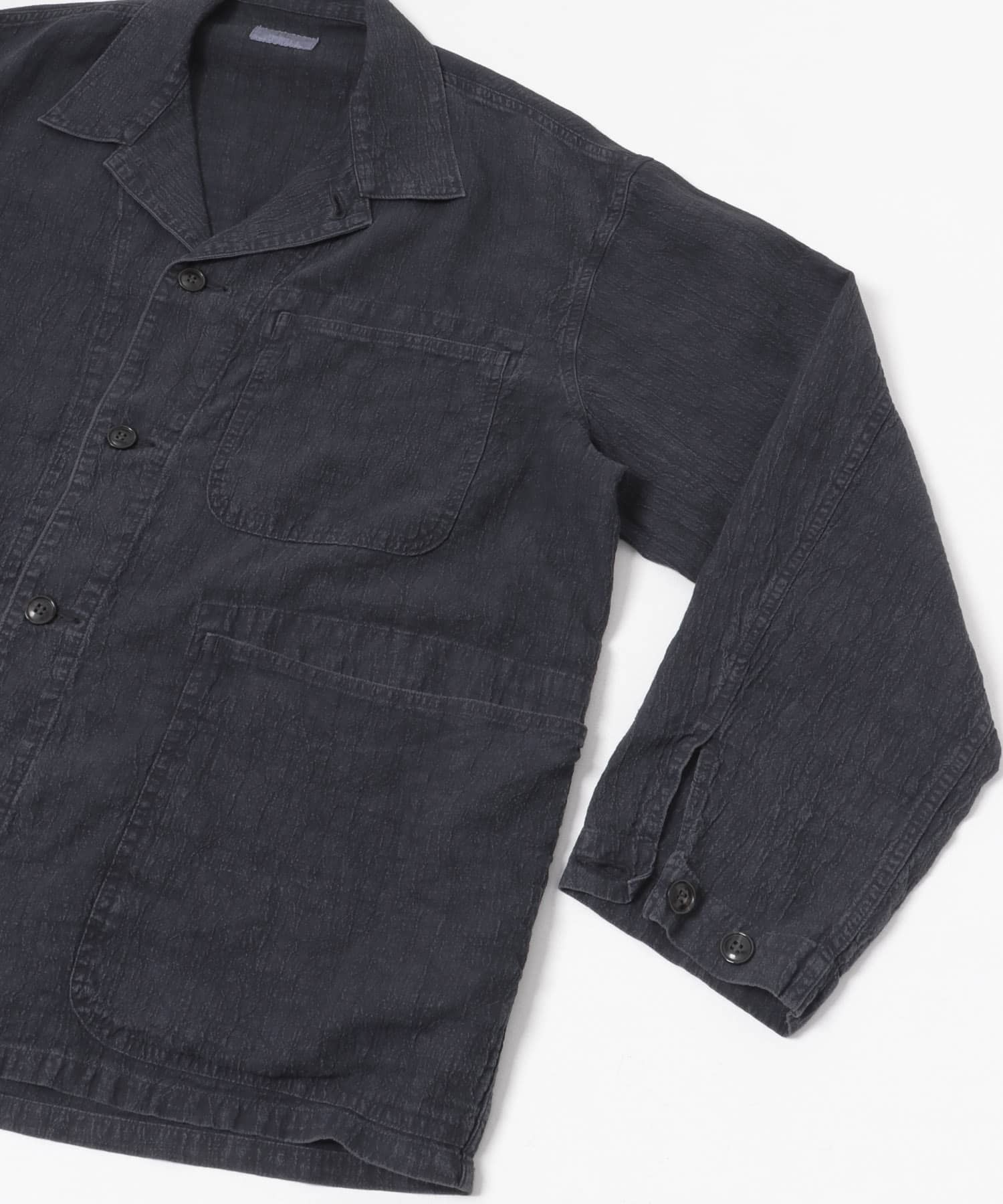 HERILL　Linen P41 CoverallJacket Navy 2