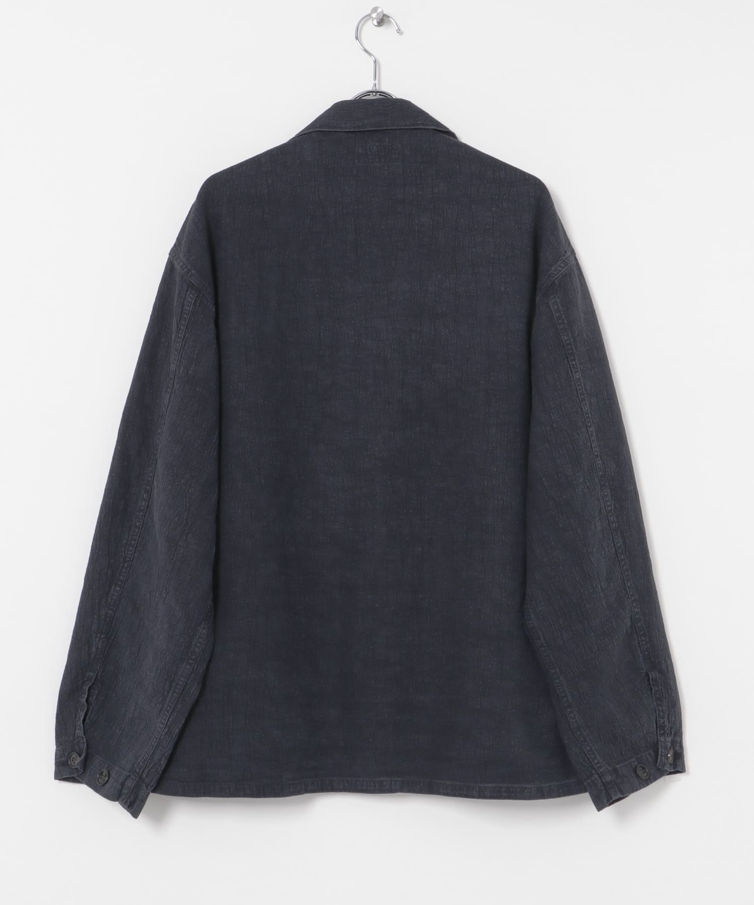 HERILL　Linen P41 CoverallJacket Navy 2