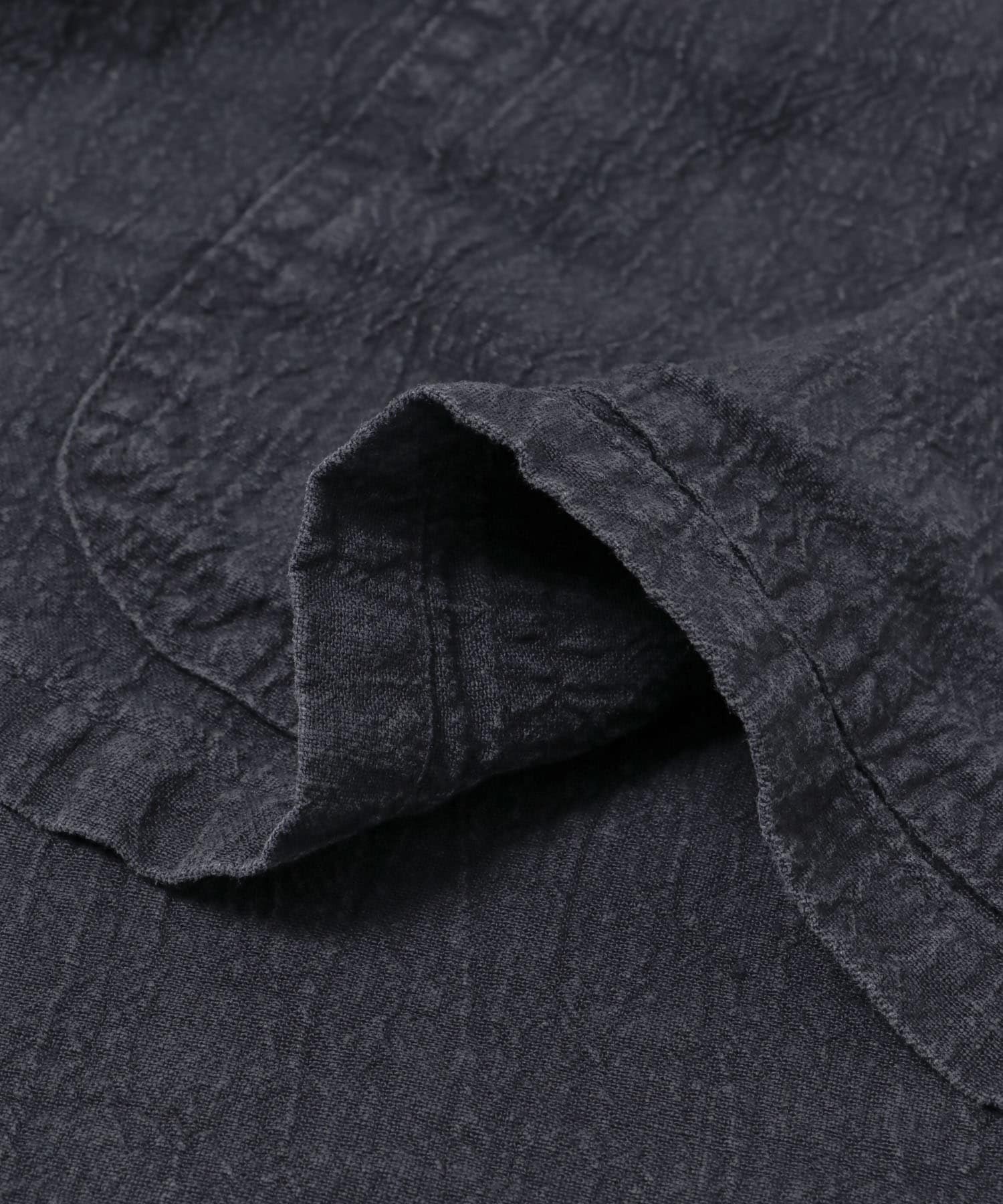 HERILL　Linen P41 CoverallJacket Navy 2