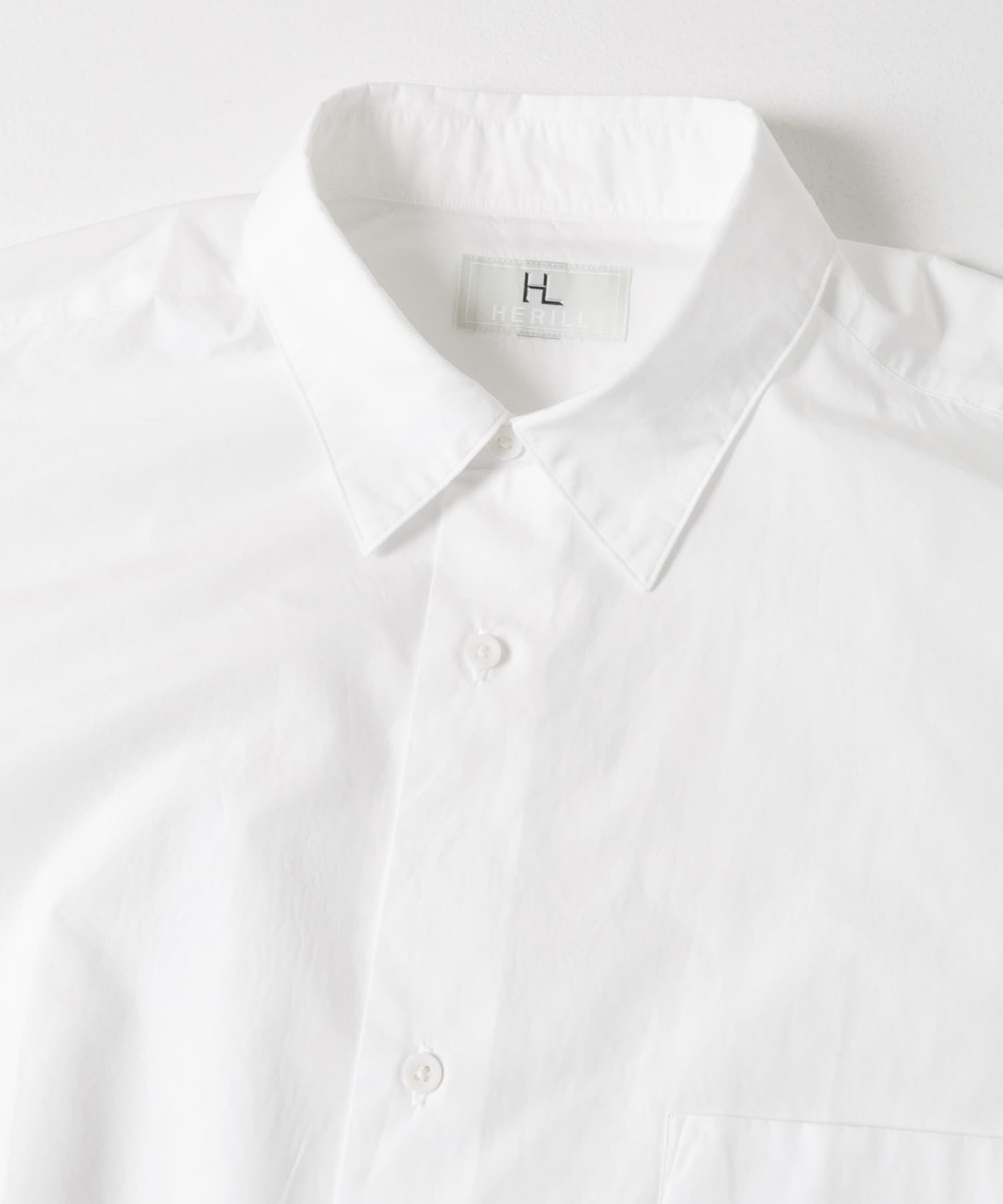 HERILL　Suvin Regularcollar White 2