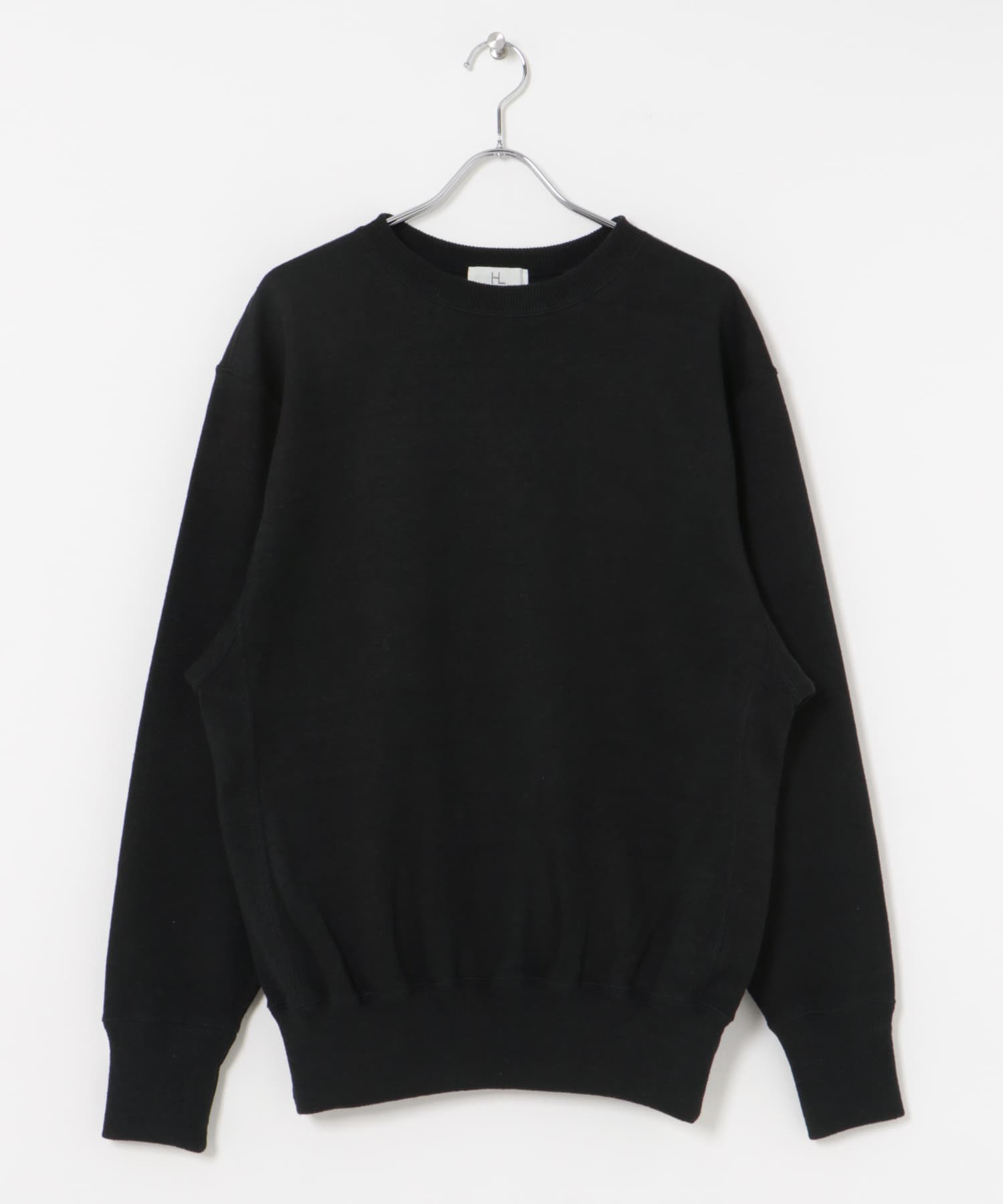 HERILL　Linen/Cotton Sweatshirts Black 2
