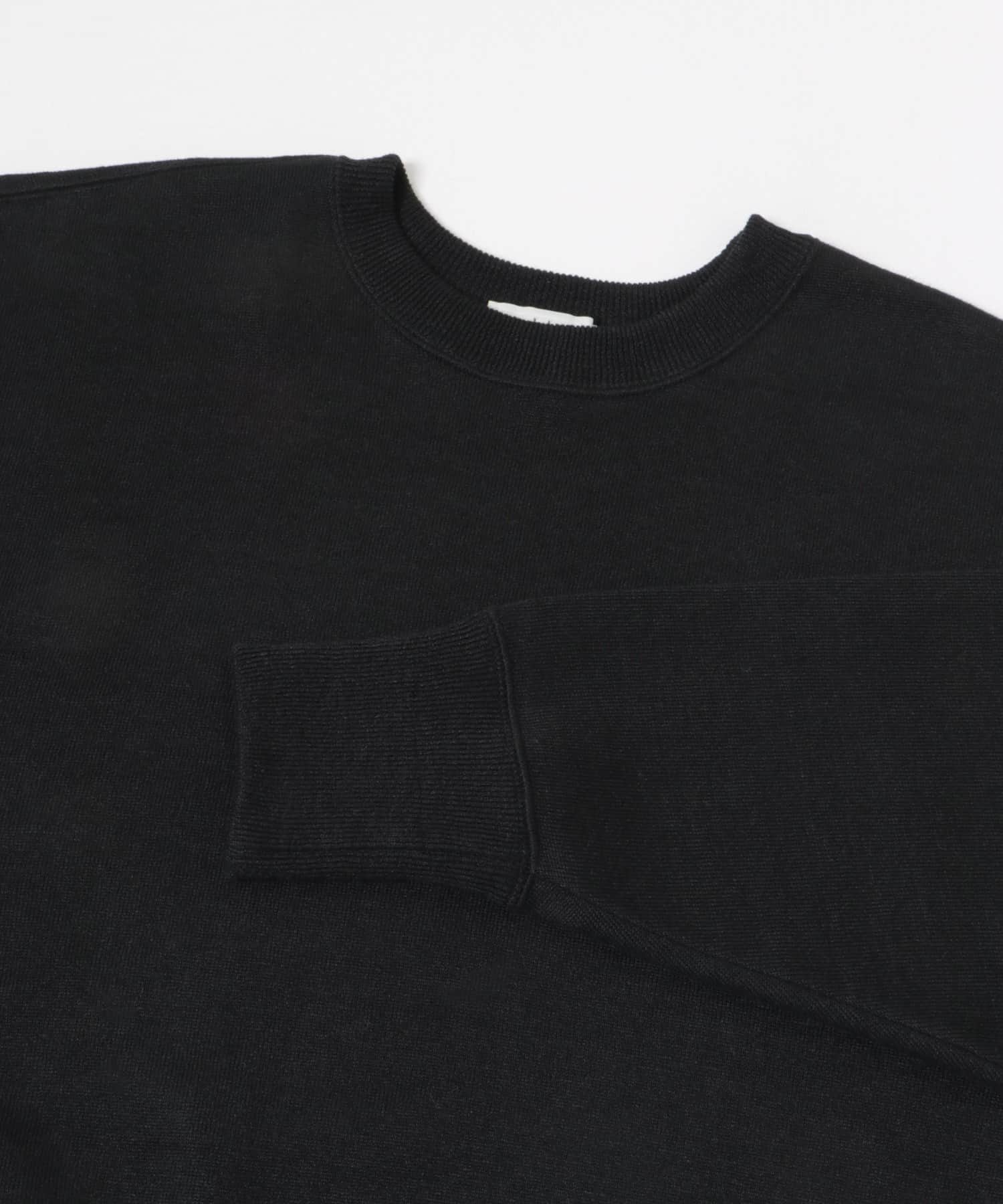 HERILL　Linen/Cotton Sweatshirts Black 2