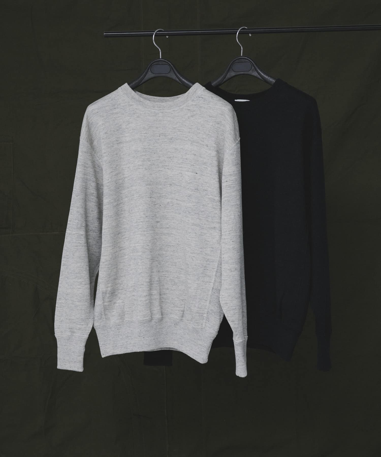 HERILL　Linen/Cotton Sweatshirts Top gray 2