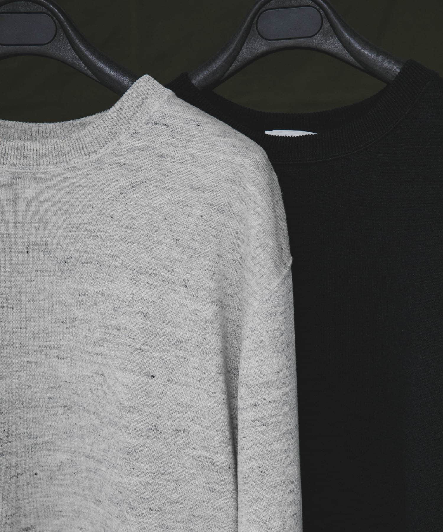 HERILL　Linen/Cotton Sweatshirts Top gray 2