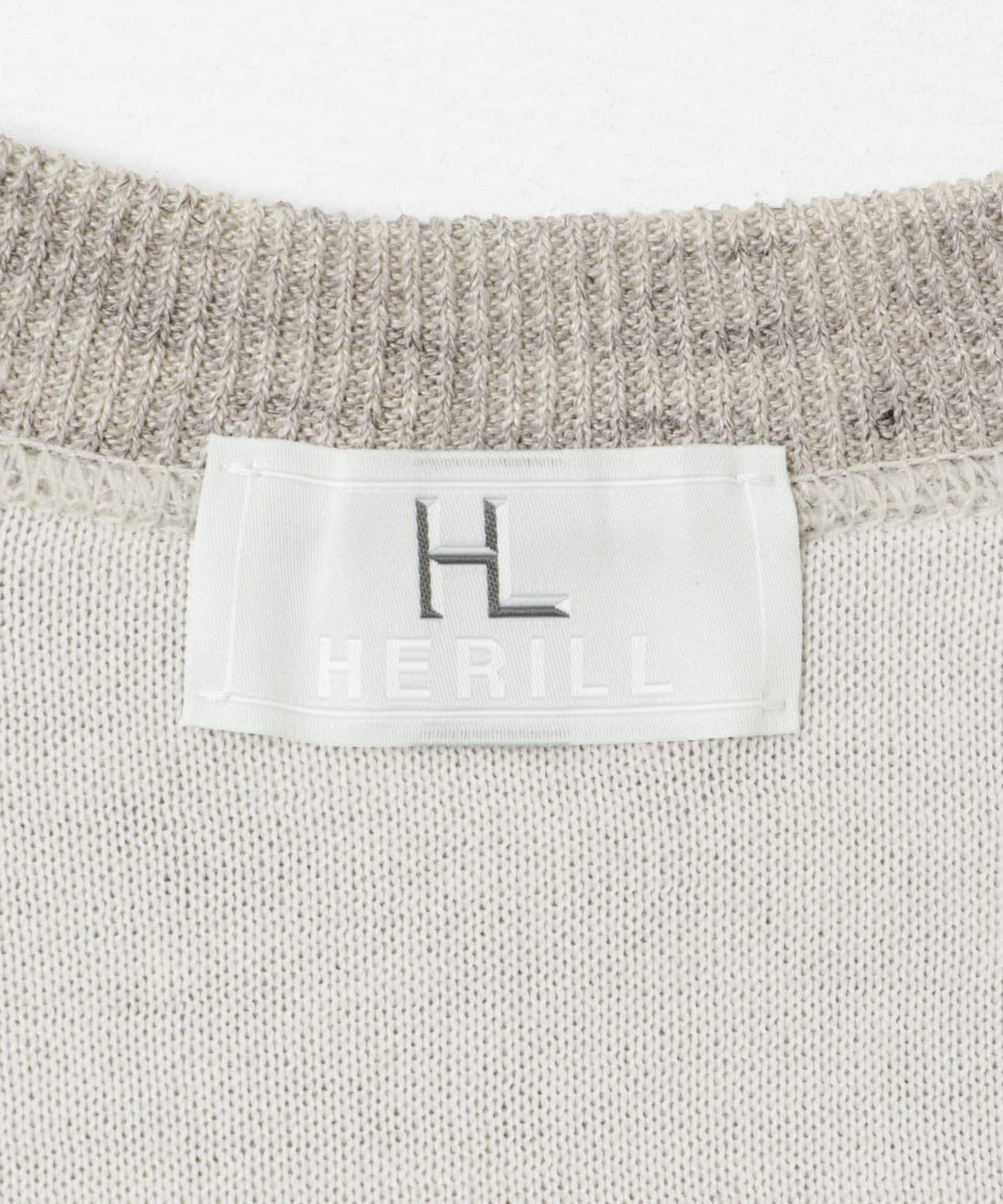 HERILL　Linen/Cotton Sweatshirts Top gray 2