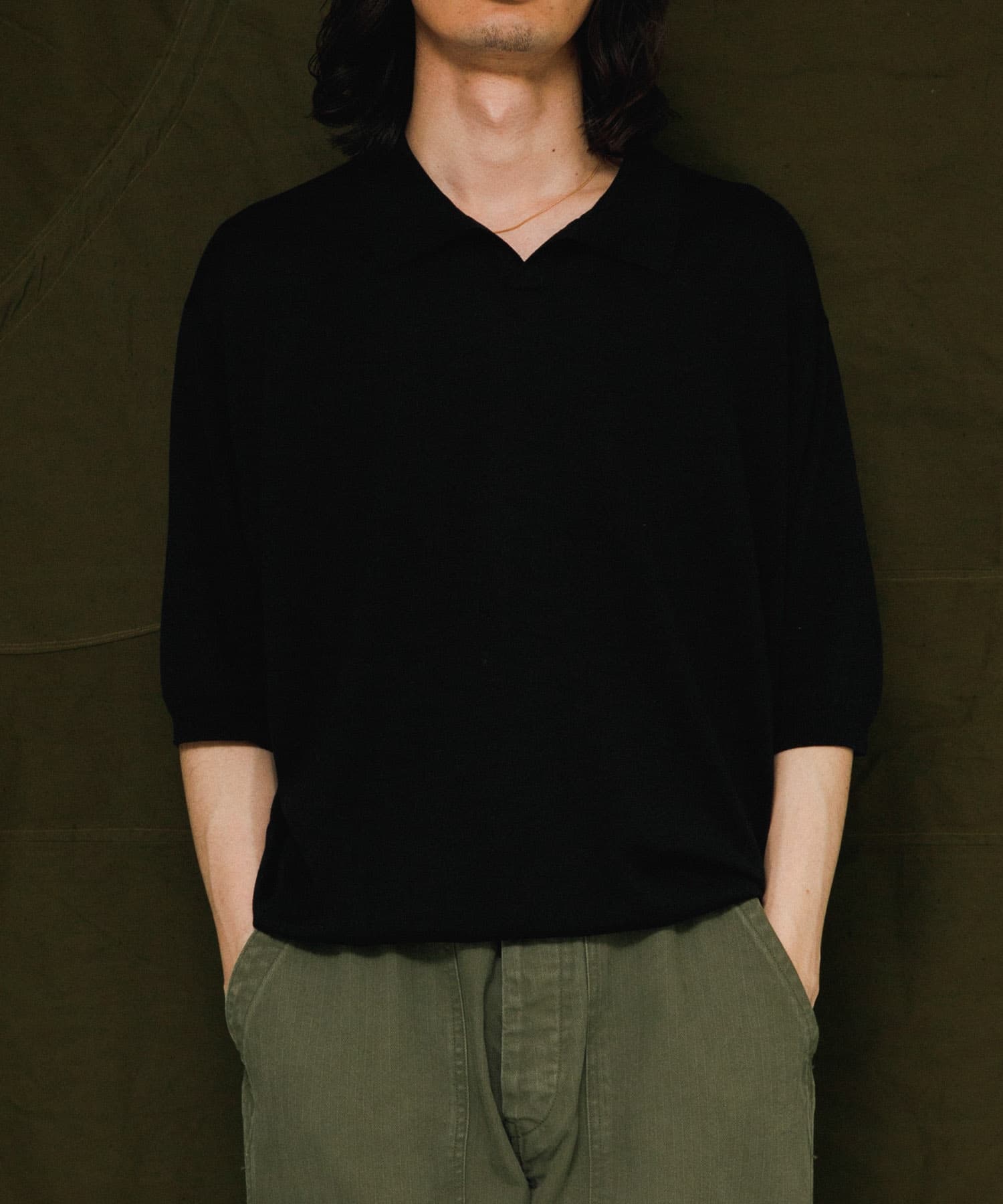 HERILL　Silk Polo