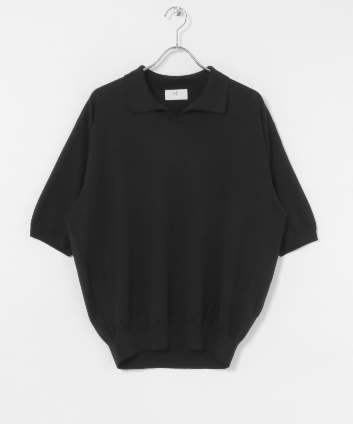 HERILL　Silk Polo Black 2