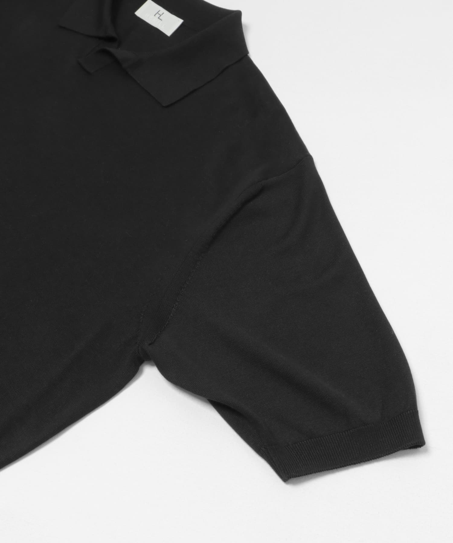 HERILL　Silk Polo Black 2