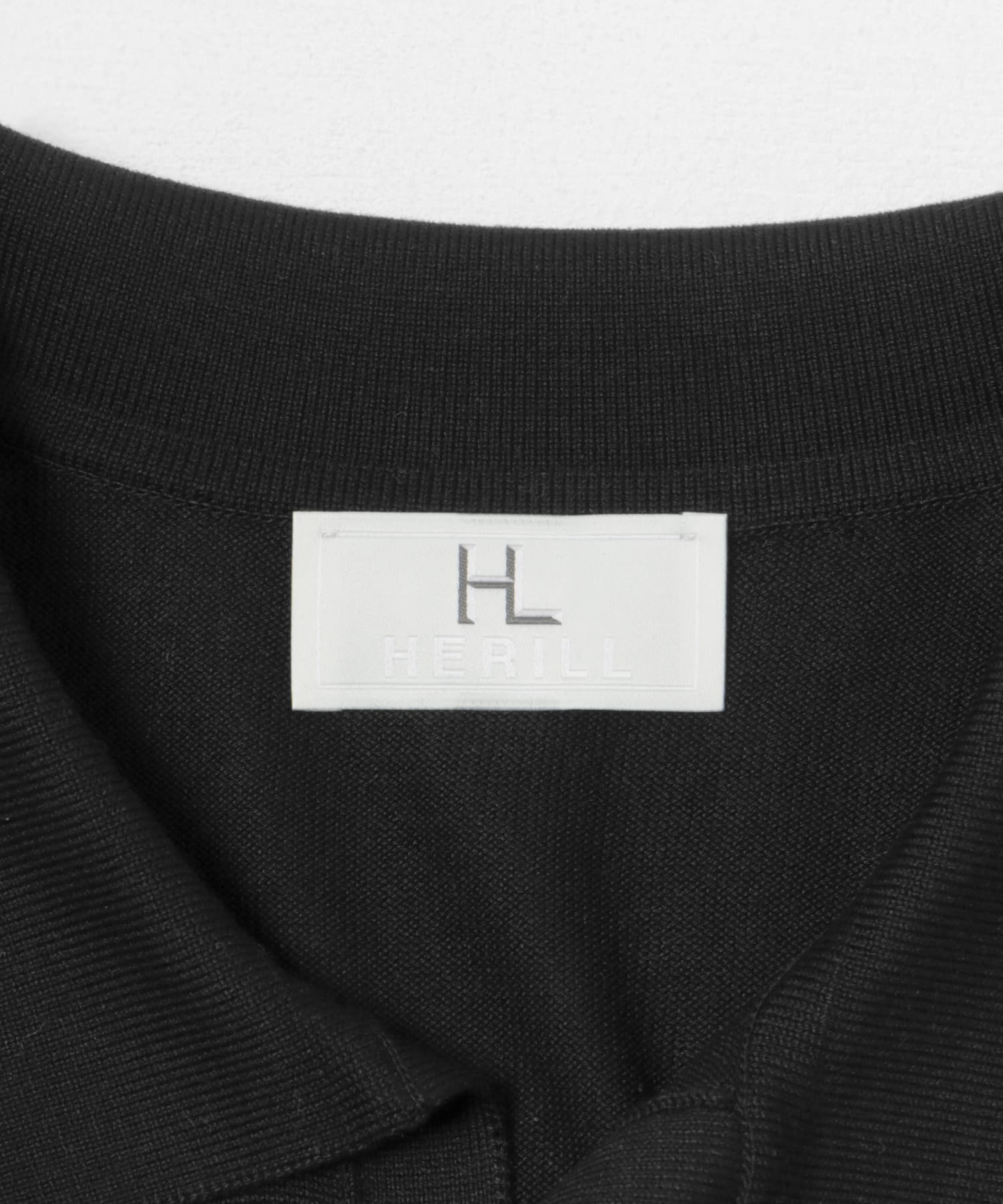 HERILL　Silk Polo Black 2
