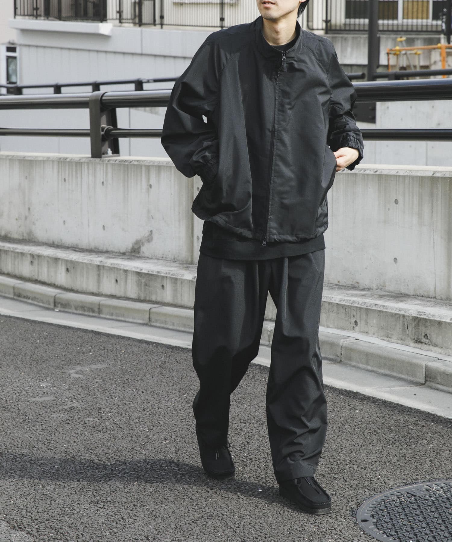 THINKWOOL　TW SHOWERPROOF JACKET Black 6