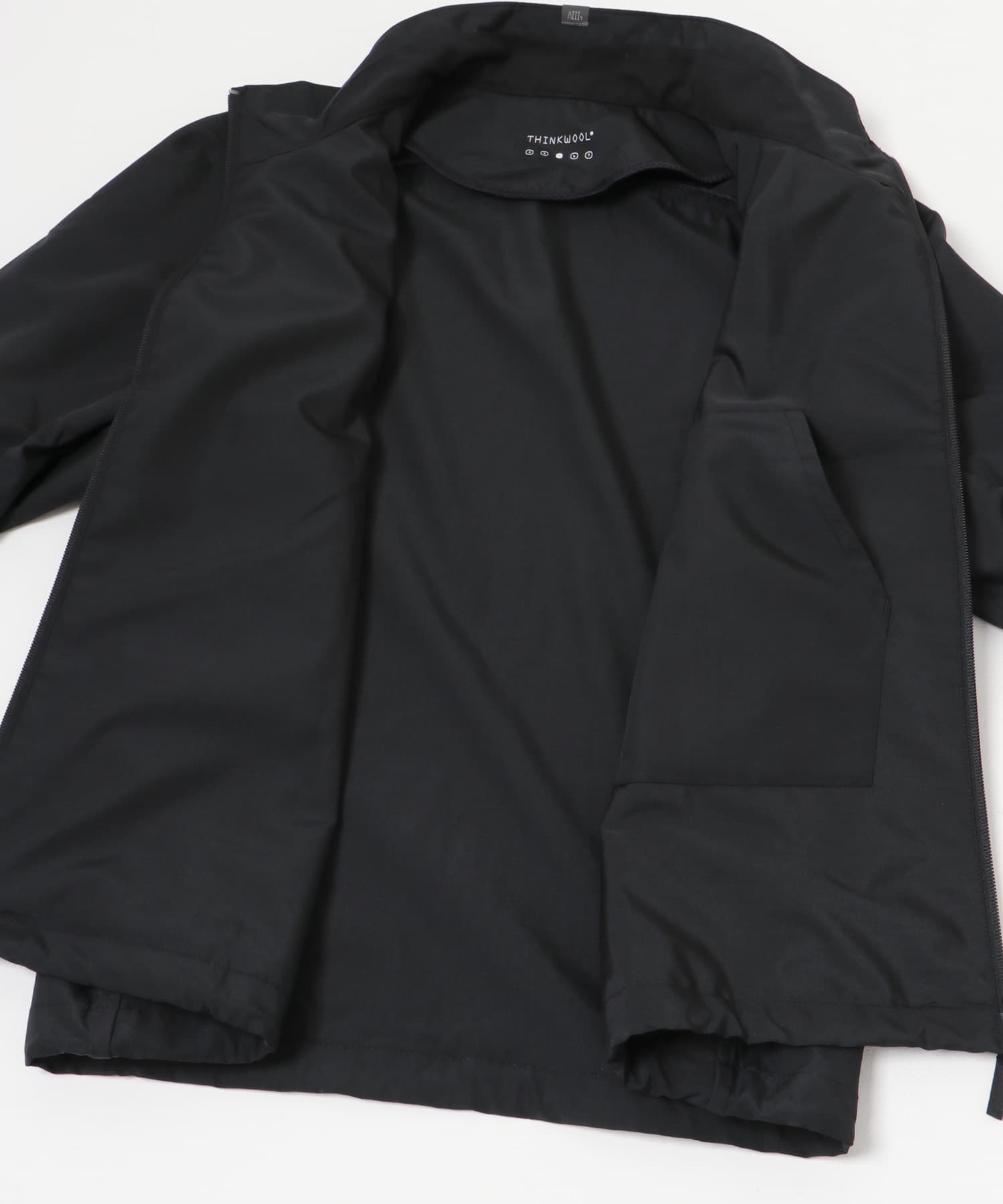 THINKWOOL　TW SHOWERPROOF JACKET Black 6