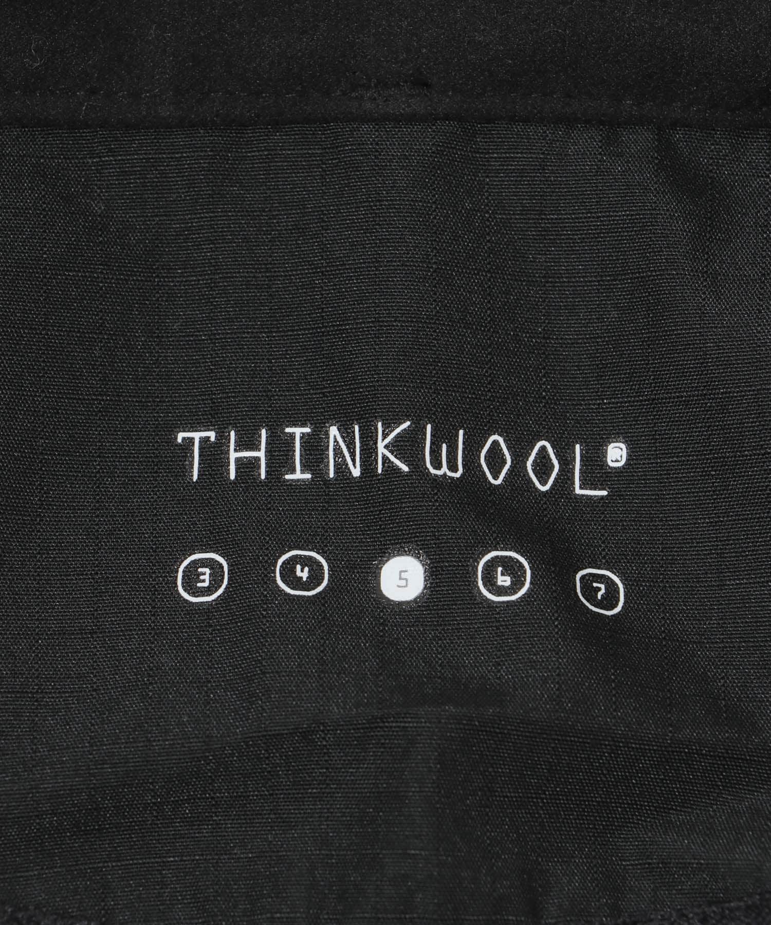 THINKWOOL　TW SHOWERPROOF JACKET Black 6