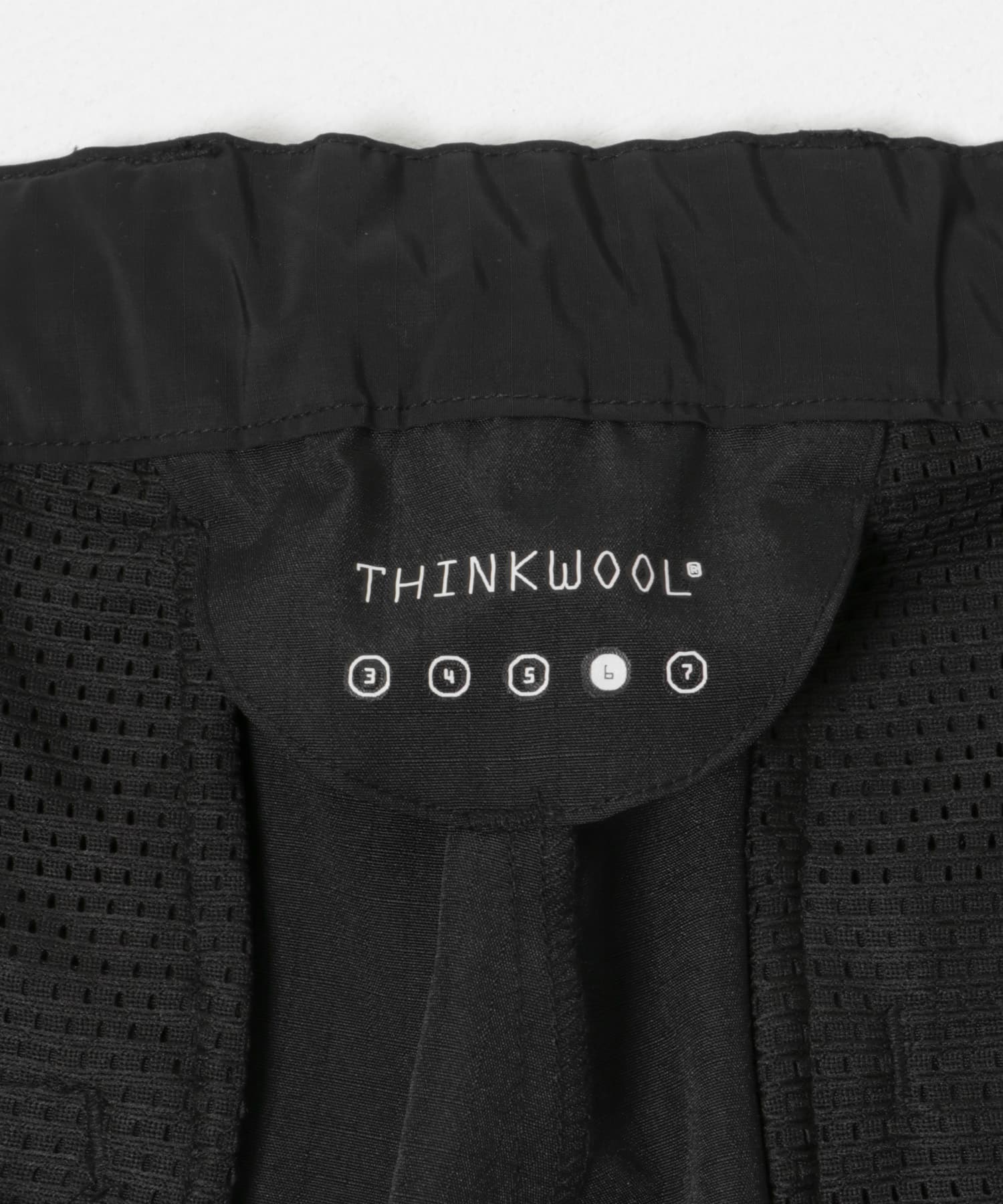 THINKWOOL　TW SHOWERPROOF PANTS Black 6