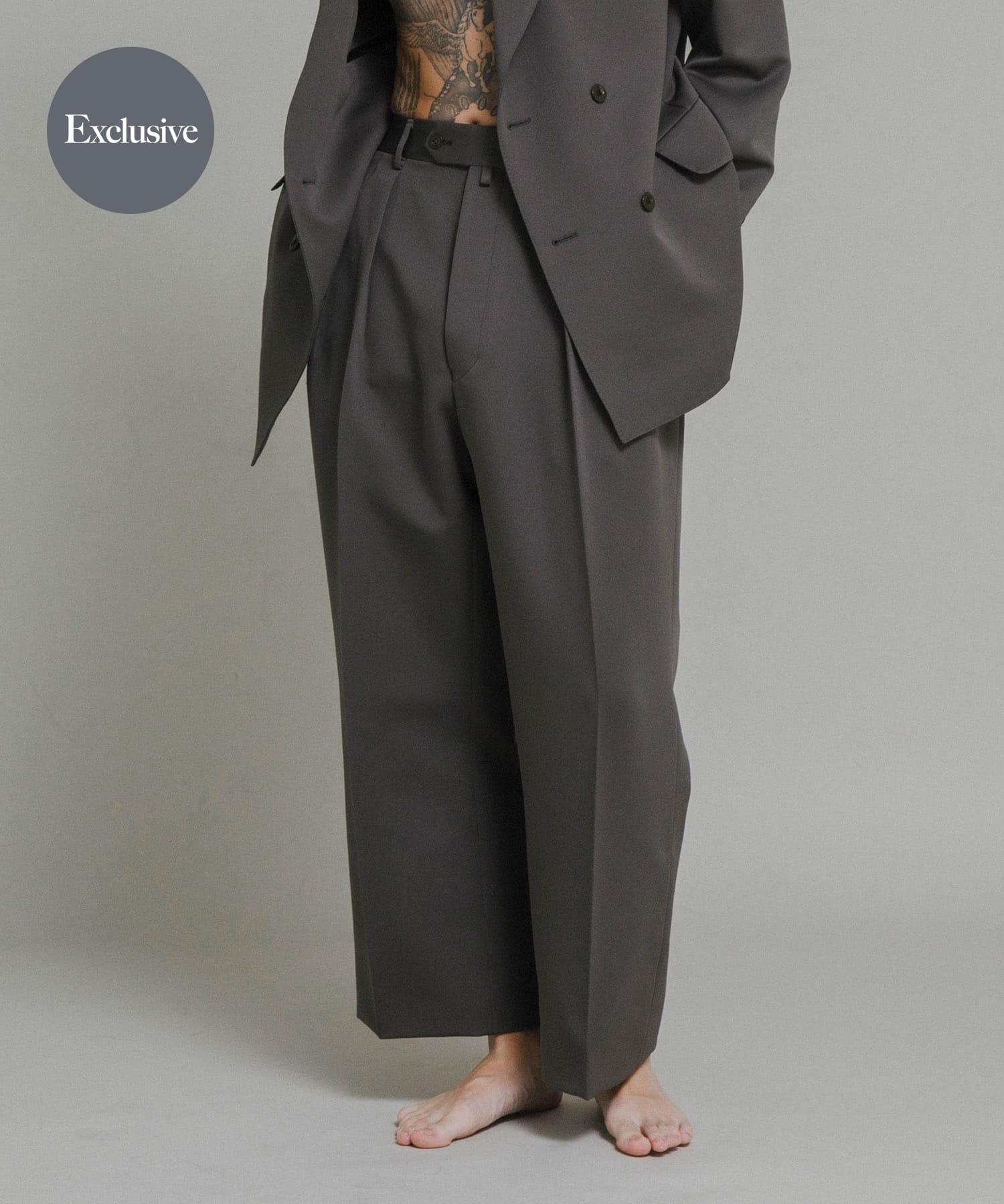 『別注』NEAT×URBS　GRAN-TEX WIDE KHAKI GRAY 44