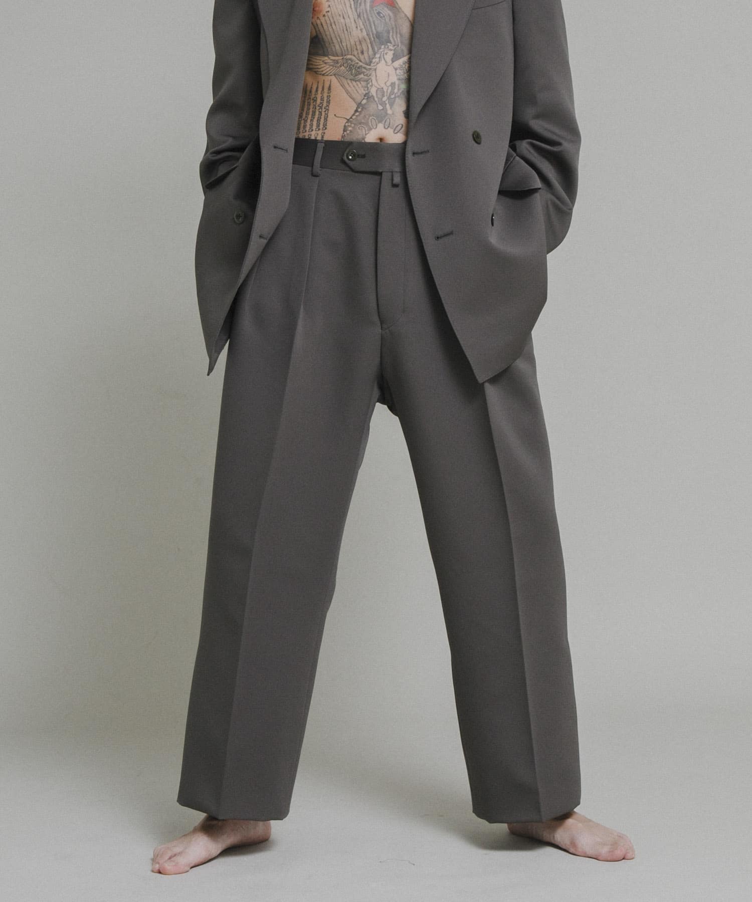 『別注』NEAT×URBS　GRAN-TEX WIDE KHAKI GRAY 44