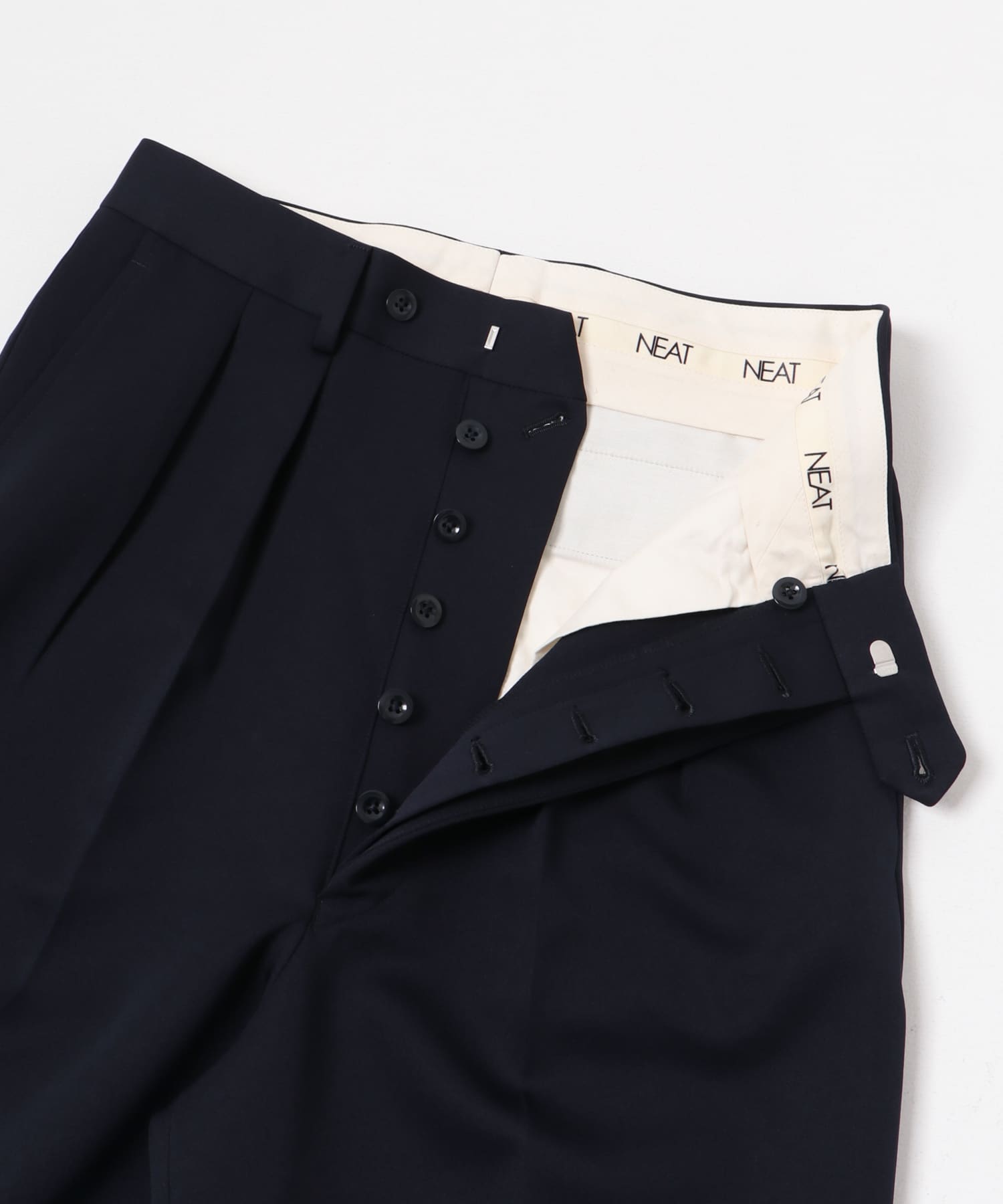 『別注』NEAT×URBS　GRAN-TEX WIDE TAPERED Navy 44