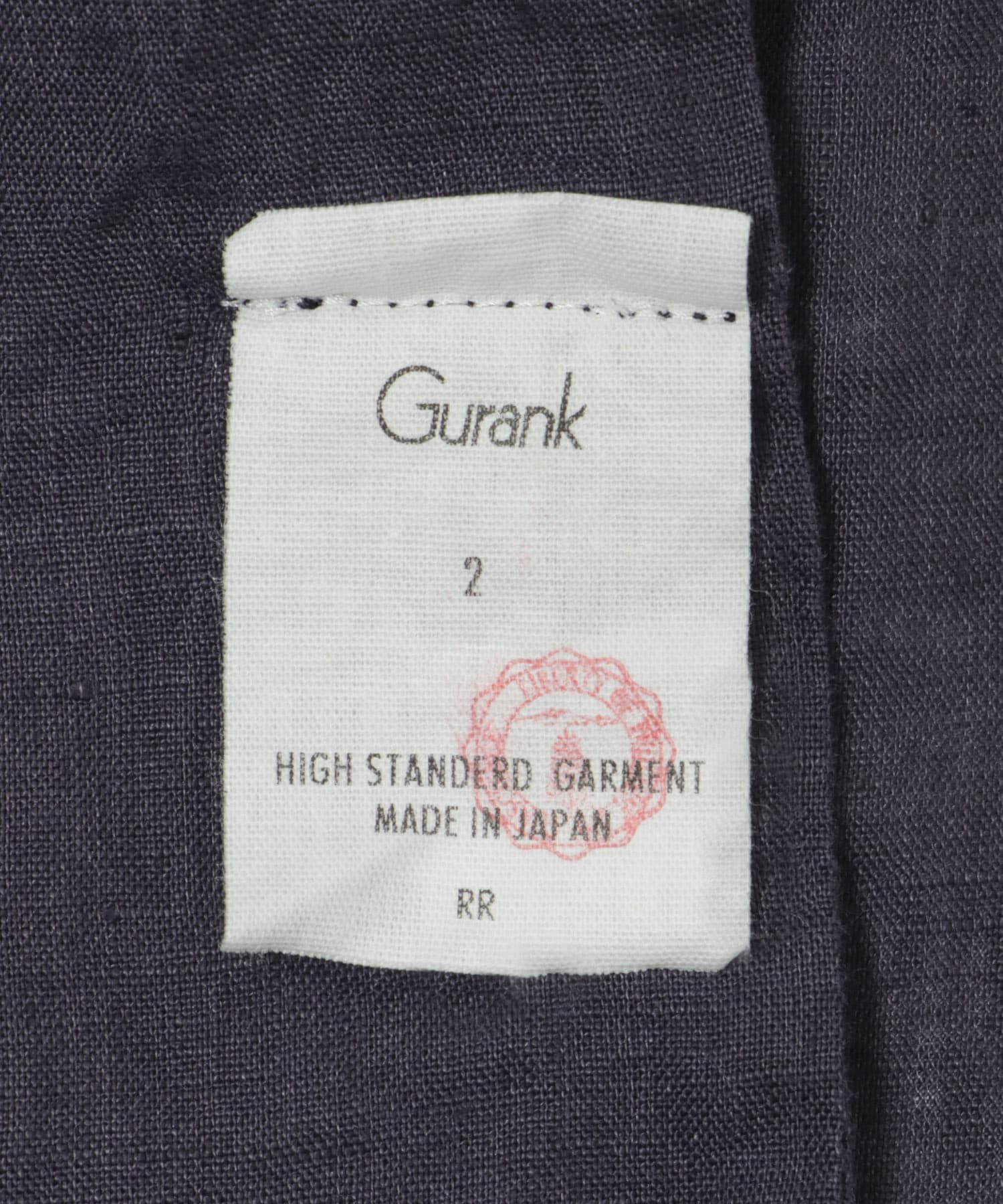 Gurank　Linen shirts NVY 2