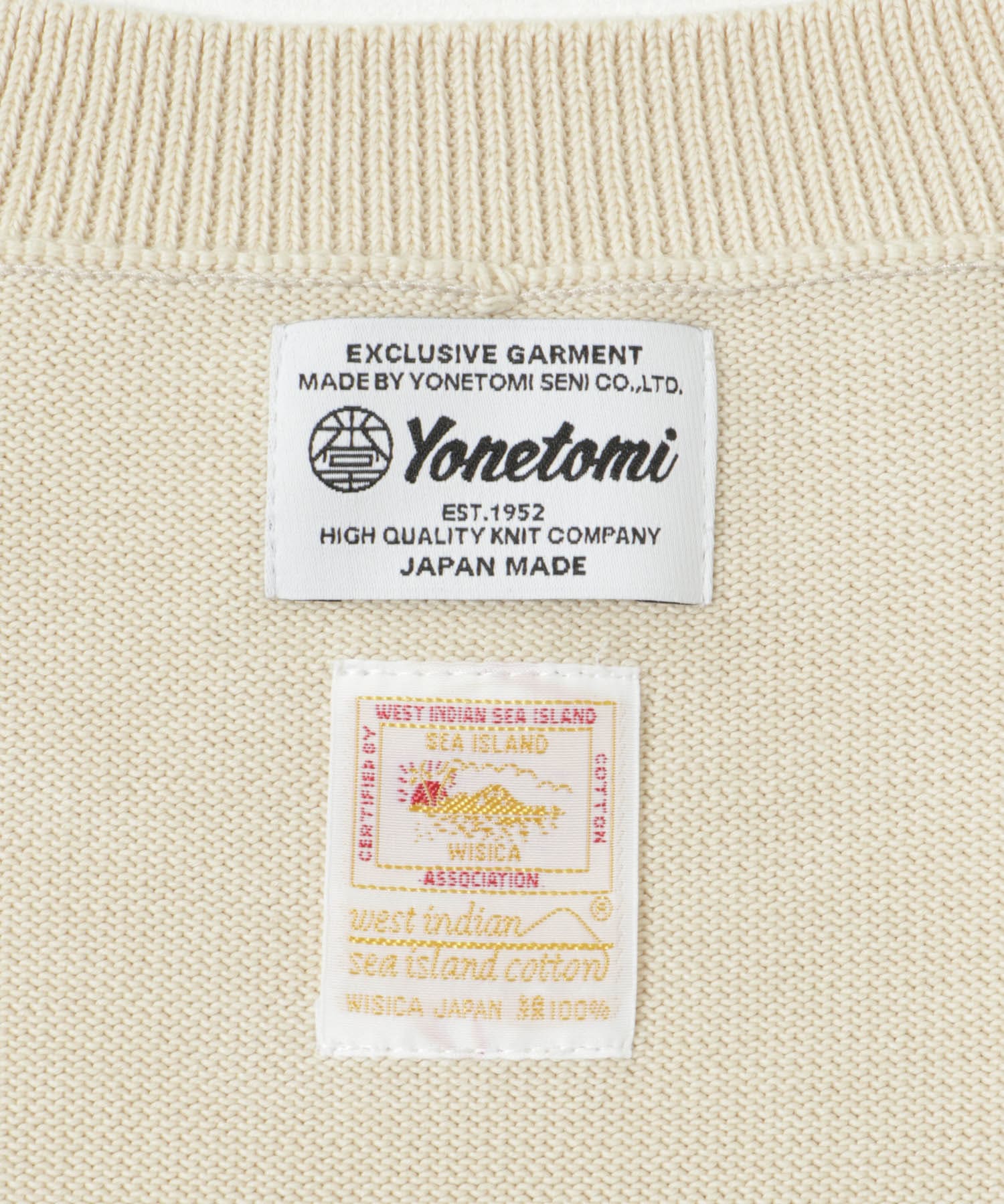 Yonetomi　RIGIDSEAISLAND COTTONKNIT RAW 3