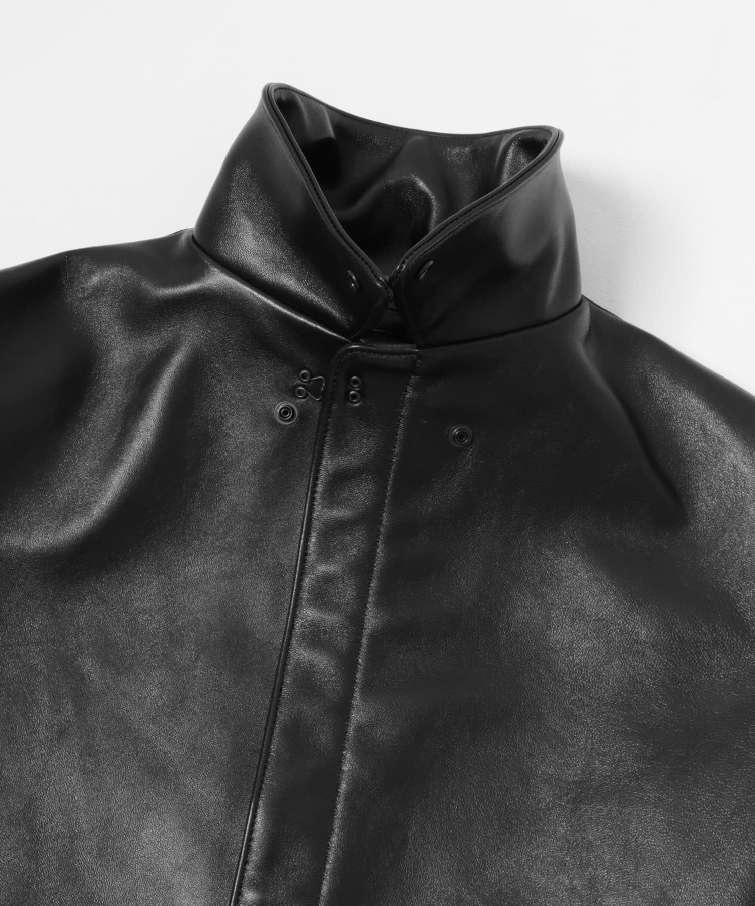 A PRESSE　Type A-2 Leather Flight Jacket BLACK 2