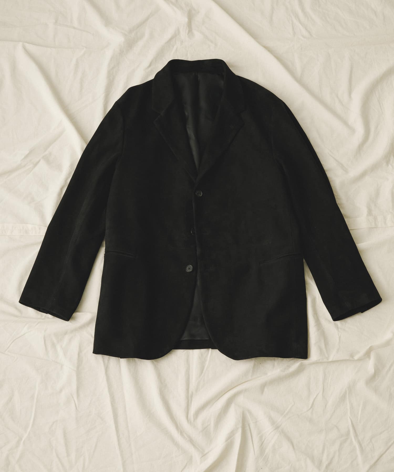 A PRESSE　Suede leather Tailored Jacket