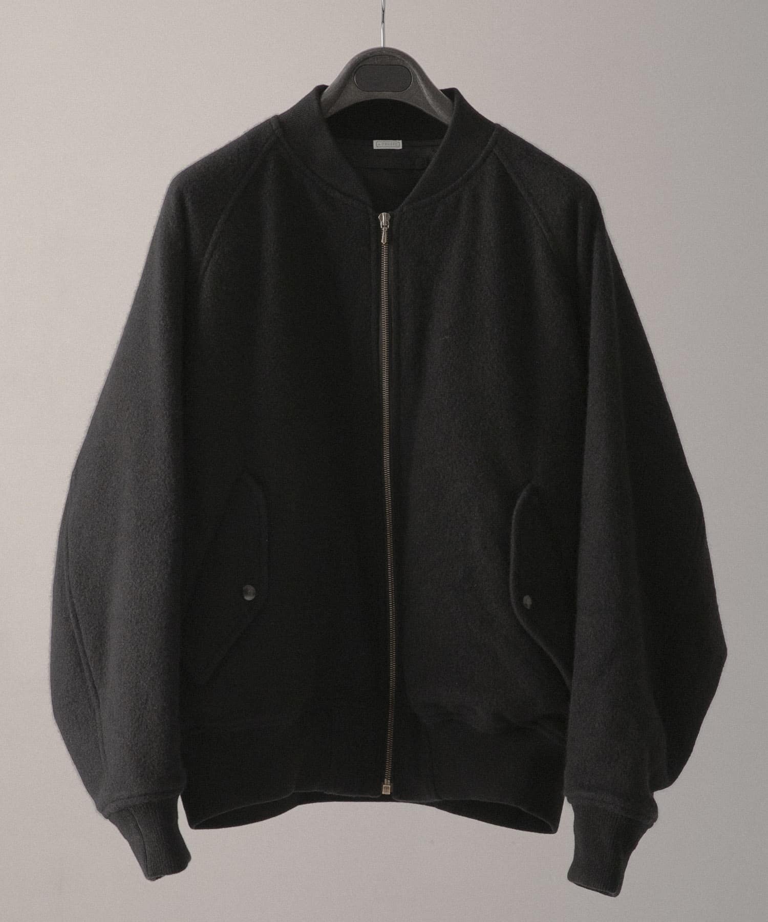 A PRESSE　Cashmere Light Flannel Padding Jacket BLACK 2