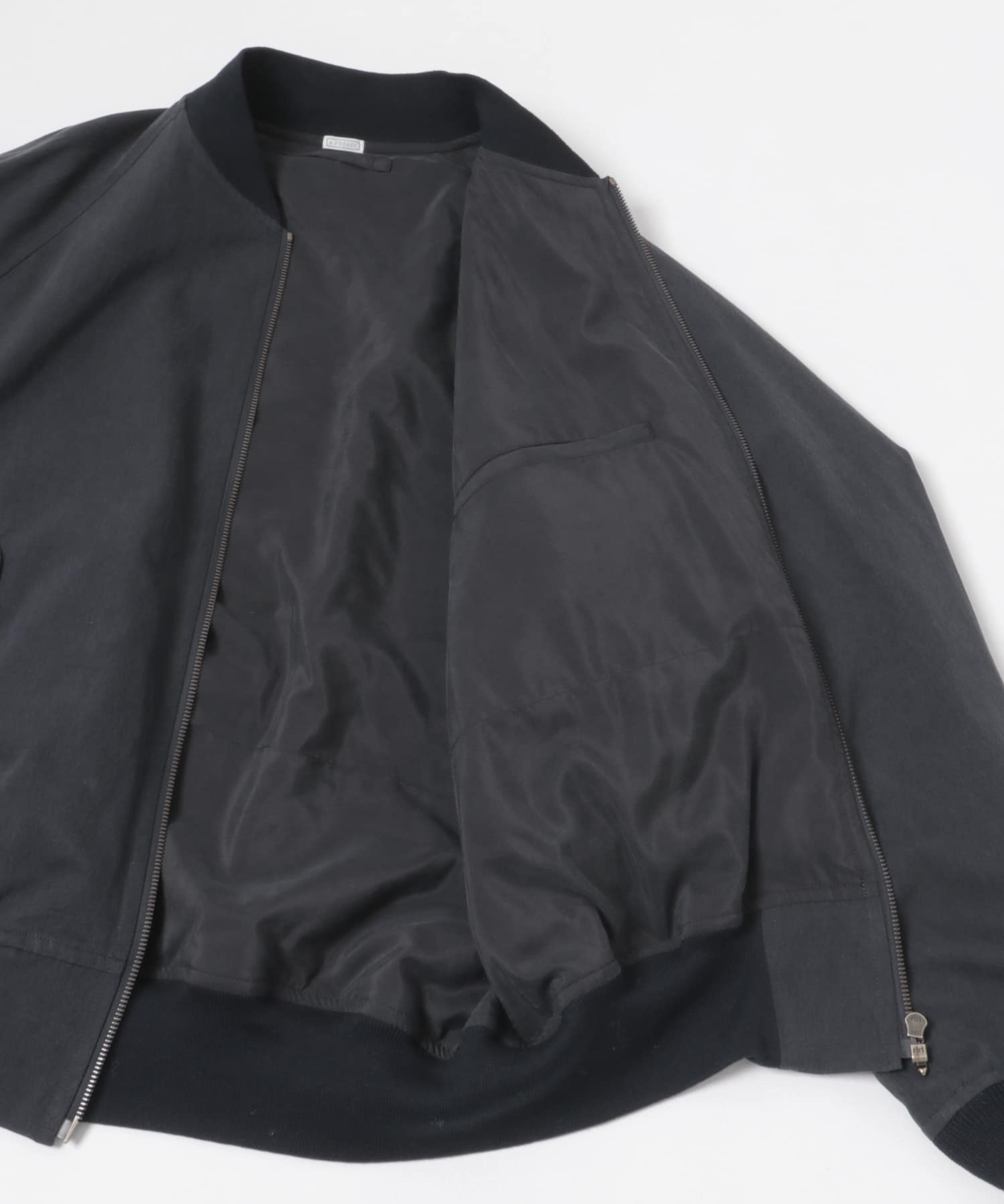 A PRESSE　Silk Padding Jacket NAVY 2