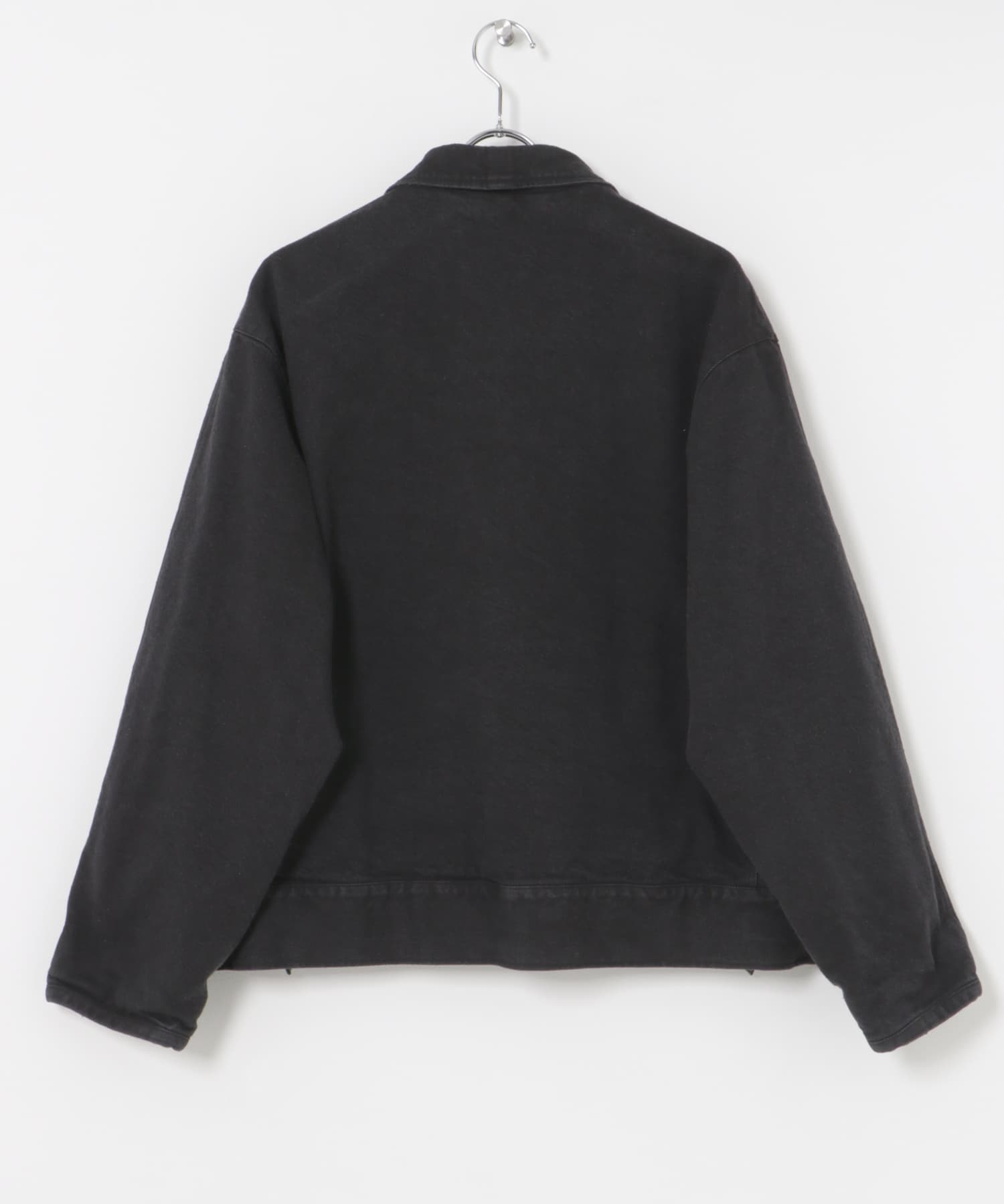 A PRESSE　Silk Nep A-1 Jacket BLACK 2