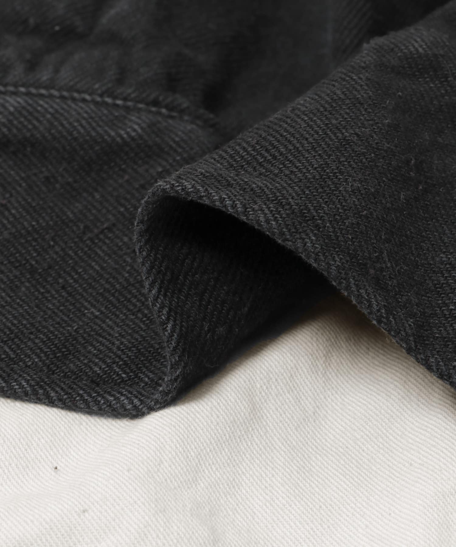 A PRESSE　Silk Nep A-1 Jacket BLACK 2