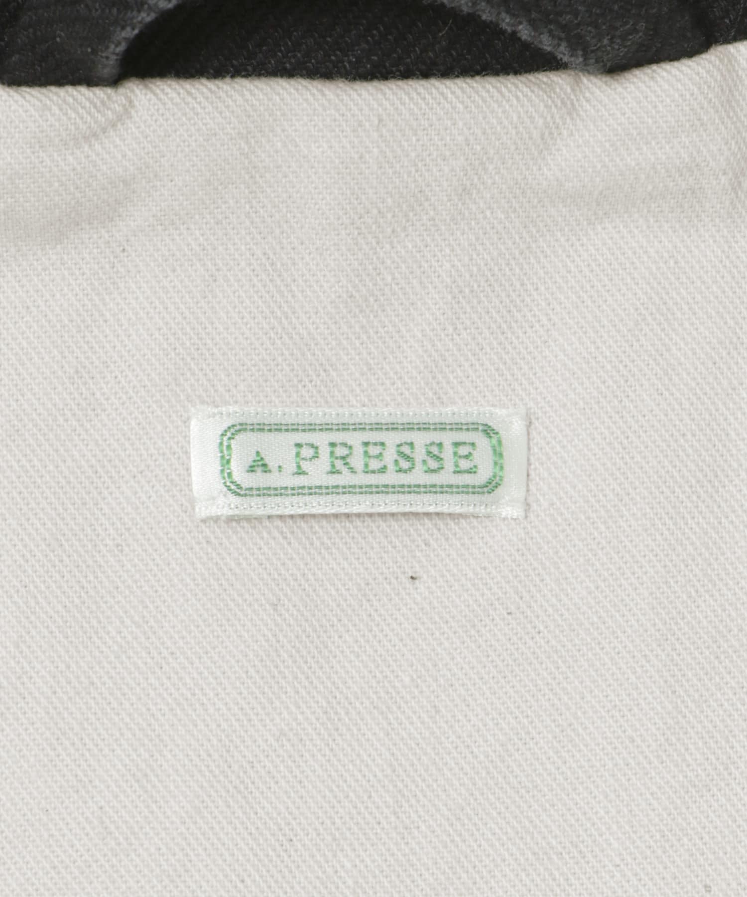 A PRESSE　Silk Nep A-1 Jacket BLACK 2