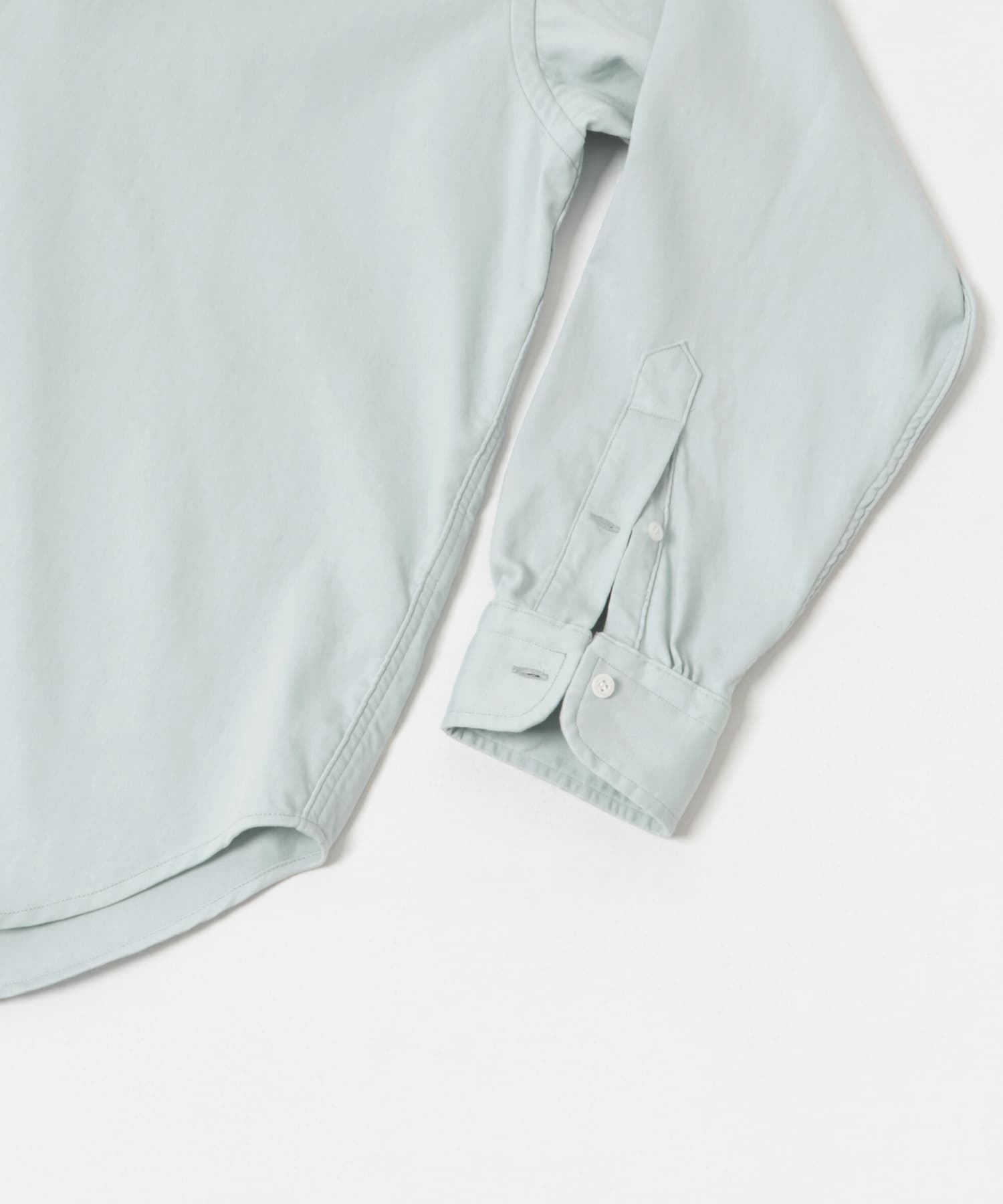A PRESSE　Double Weave Twill Regular Collar Shirt L.GRAY 2