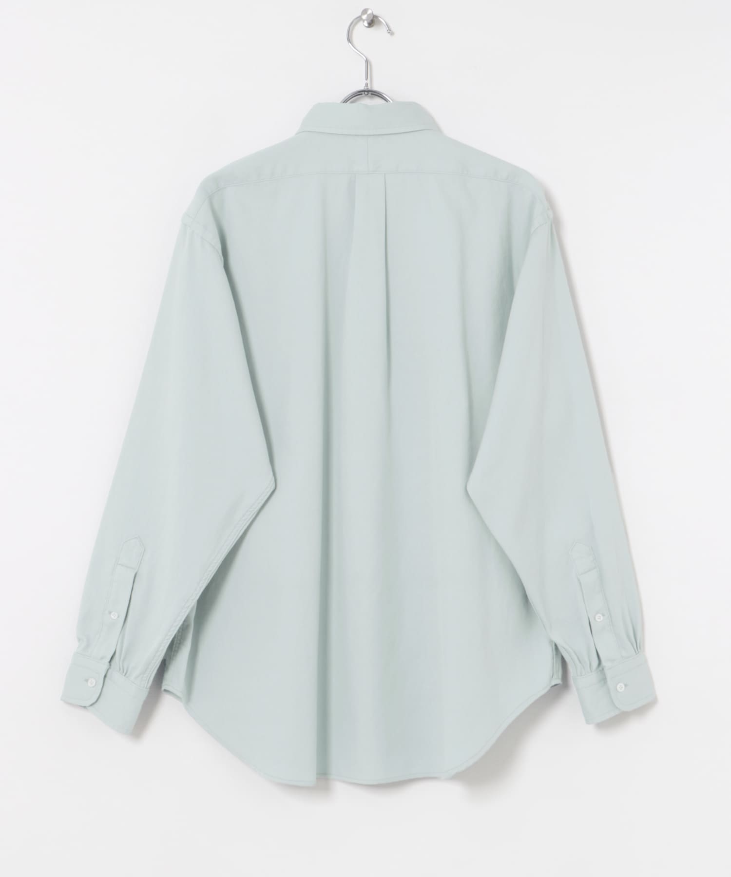 A PRESSE　Double Weave Twill Regular Collar Shirt L.GRAY 2
