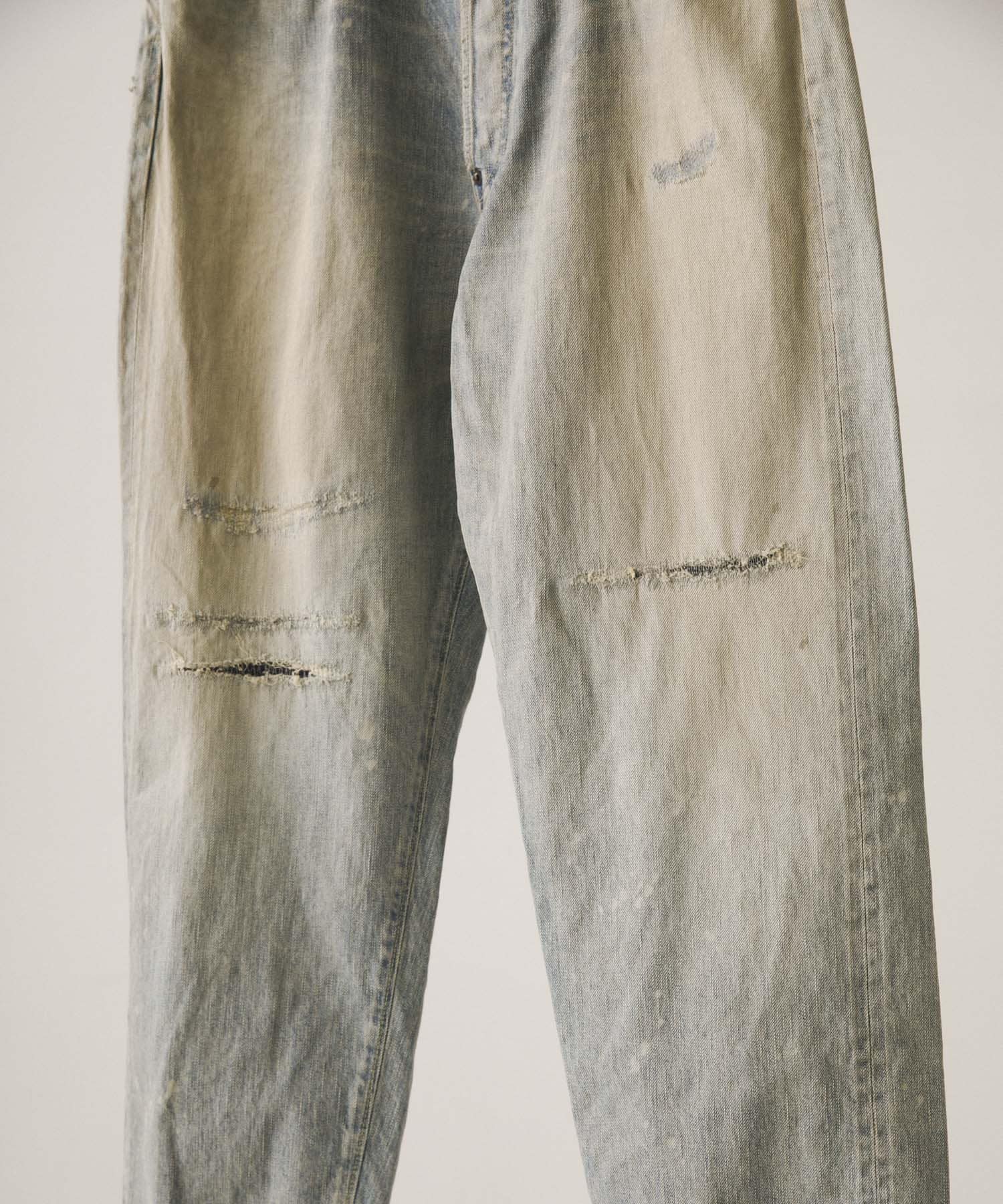 A PRESSE　No.37 Washed Wide Denim Pants BLEACH 30-30