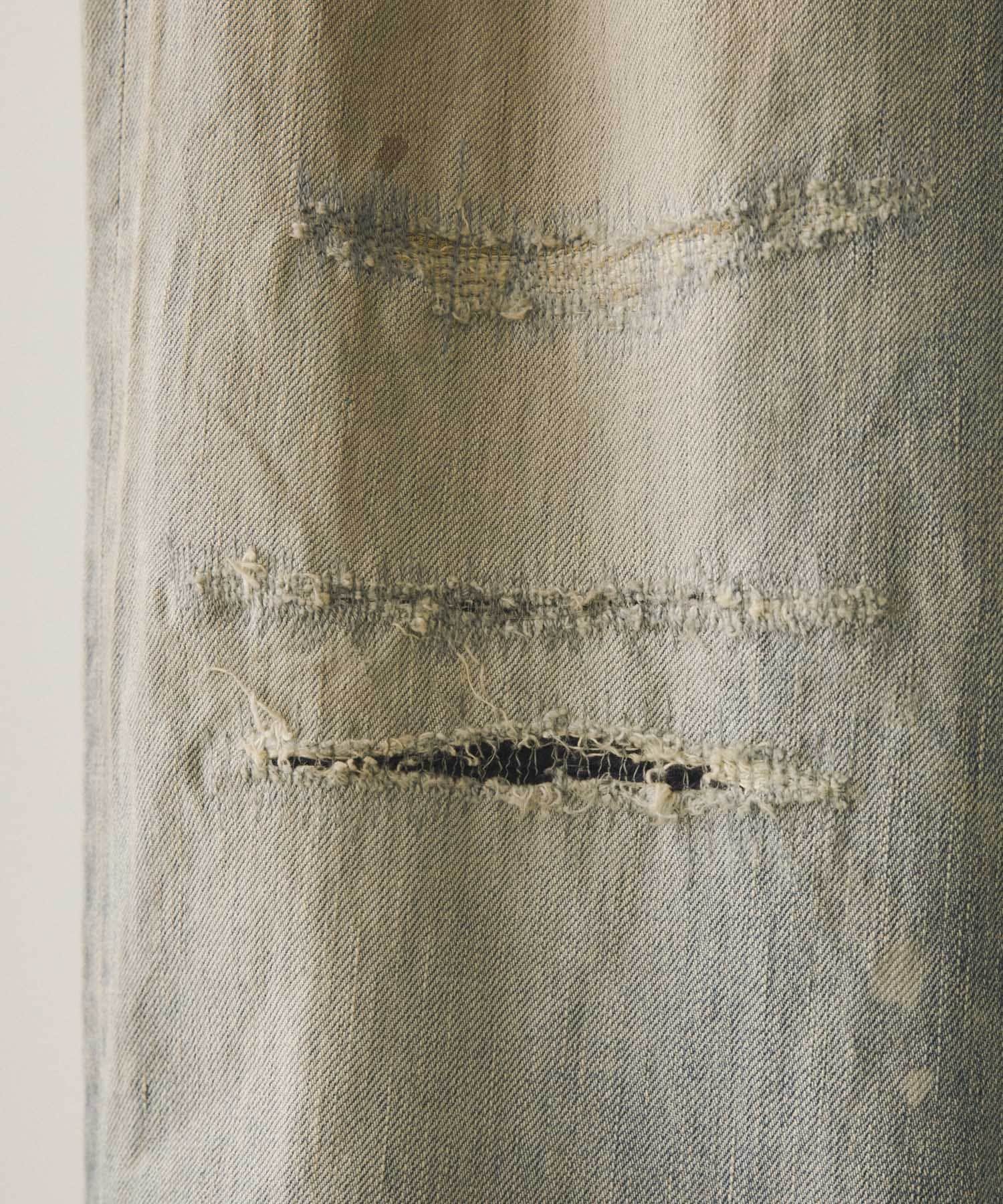 A PRESSE　No.37 Washed Wide Denim Pants BLEACH 30-30