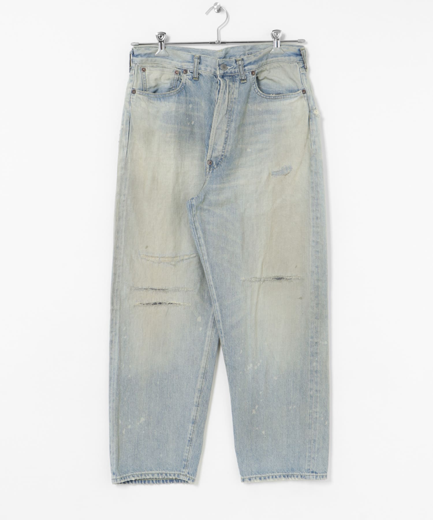 A PRESSE　No.37 Washed Wide Denim Pants BLEACH 30-30