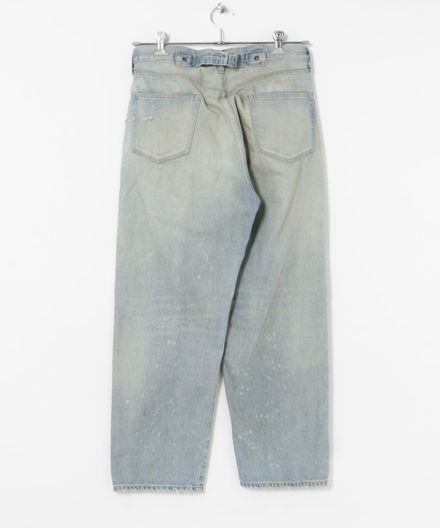 A PRESSE　No.37 Washed Wide Denim Pants BLEACH 30-30