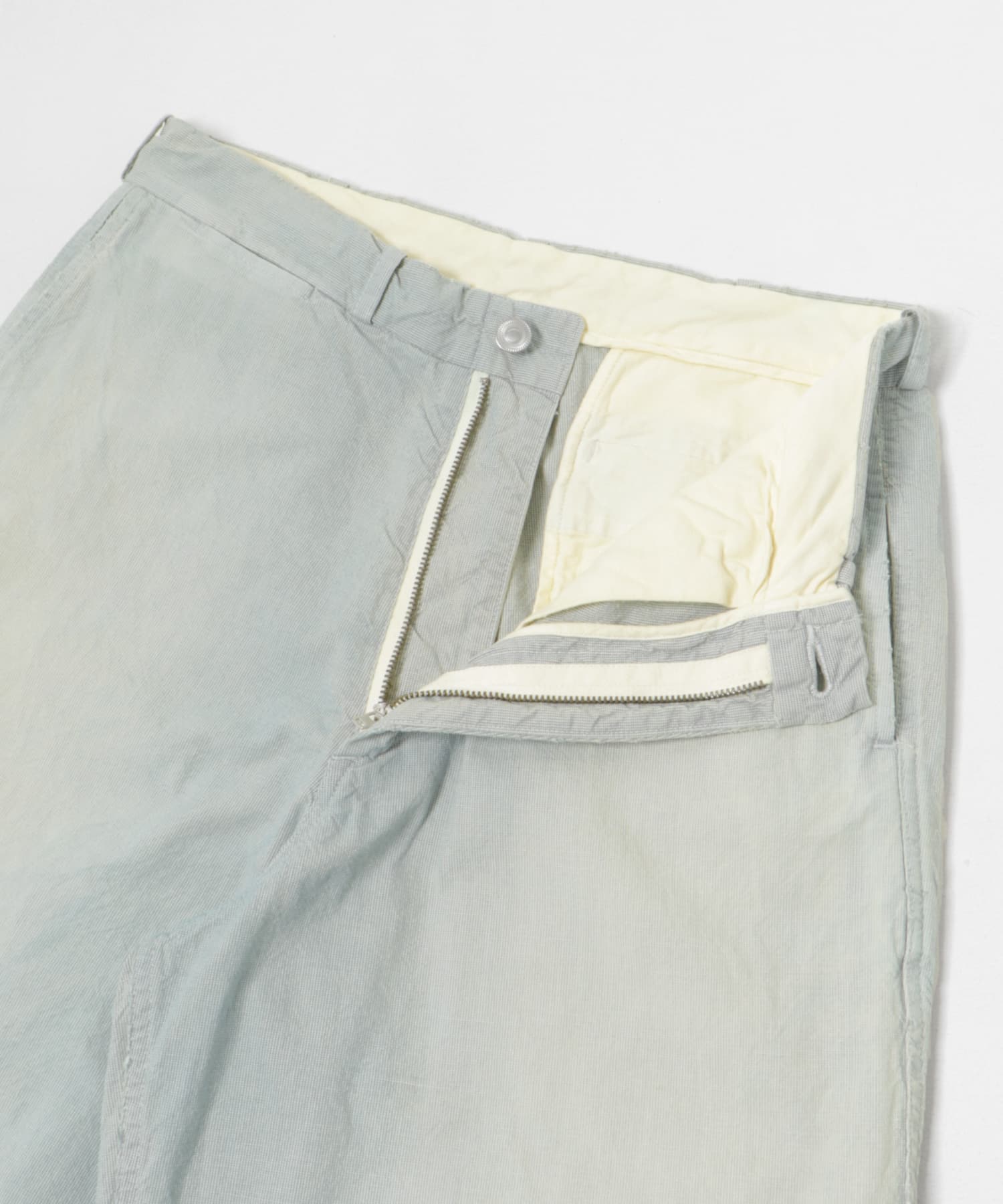 A PRESSE　Indigo Pin Check Work Pants SAX 1